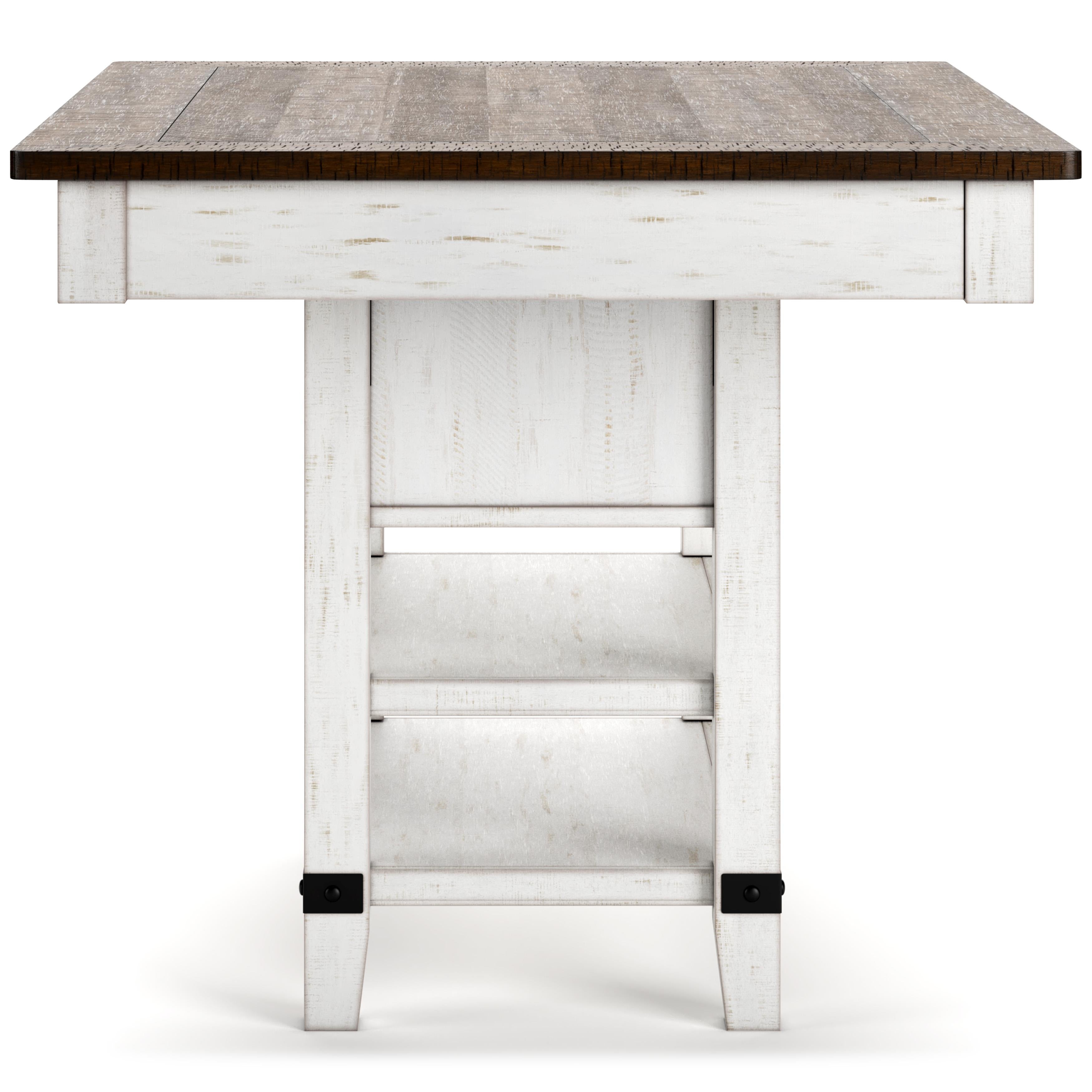 Signature Design by Ashley Valebeck D546-32 Rectangular Dining Room Counter Table IMAGE 4
