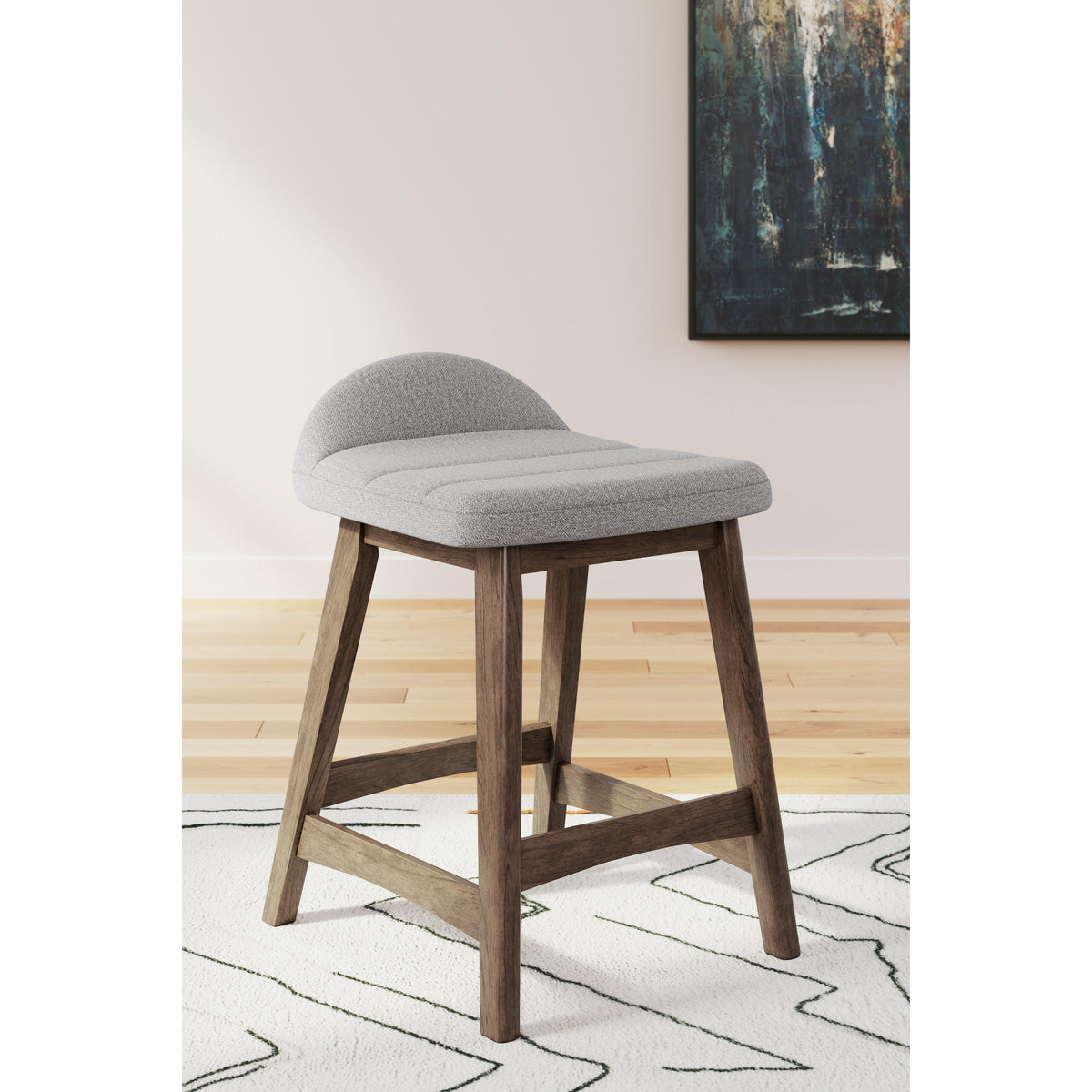 Signature Design by Ashley Lyncott D615-124 Upholstered Barstool IMAGE 5
