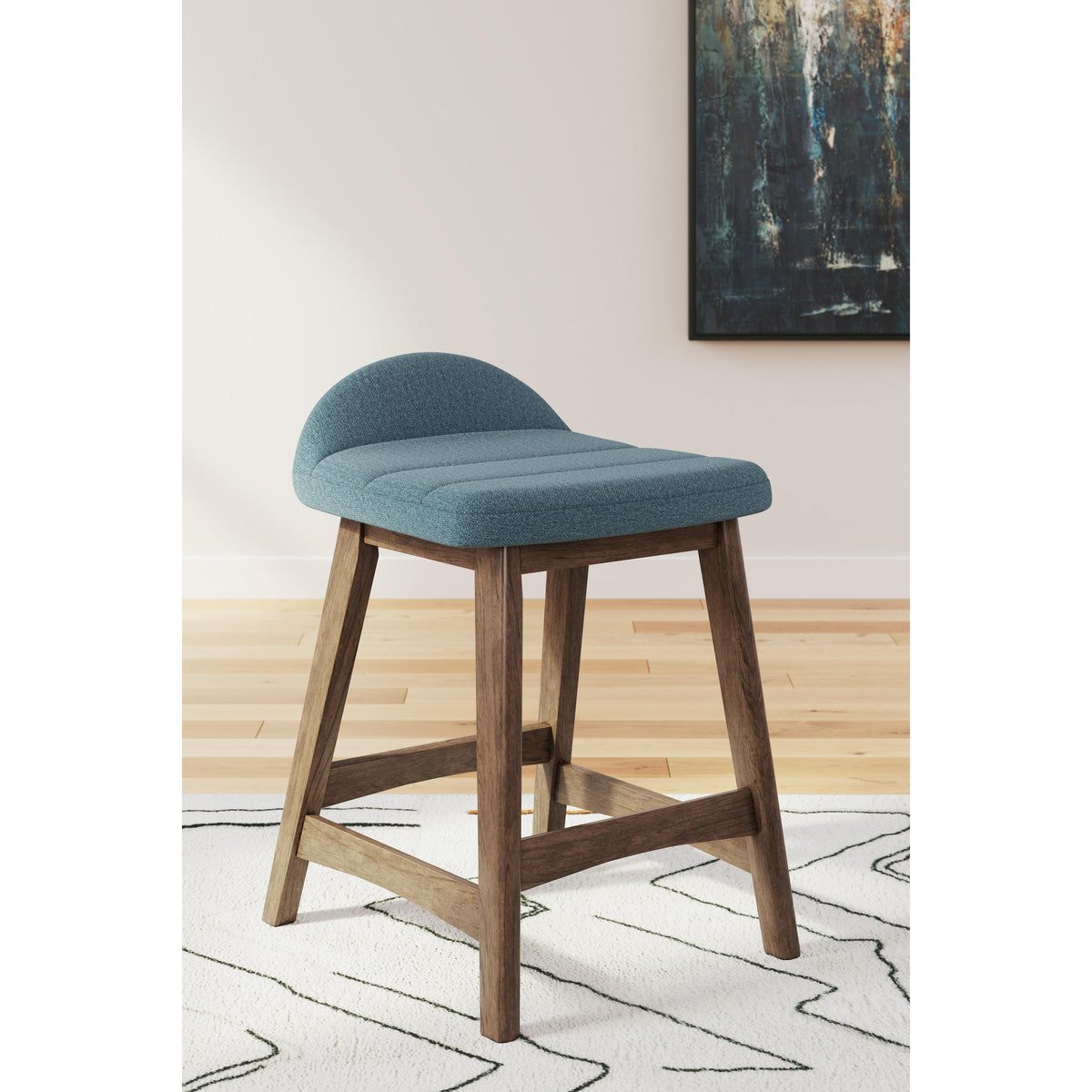 Signature Design by Ashley Lyncott D615-324 Upholstered Barstool IMAGE 5