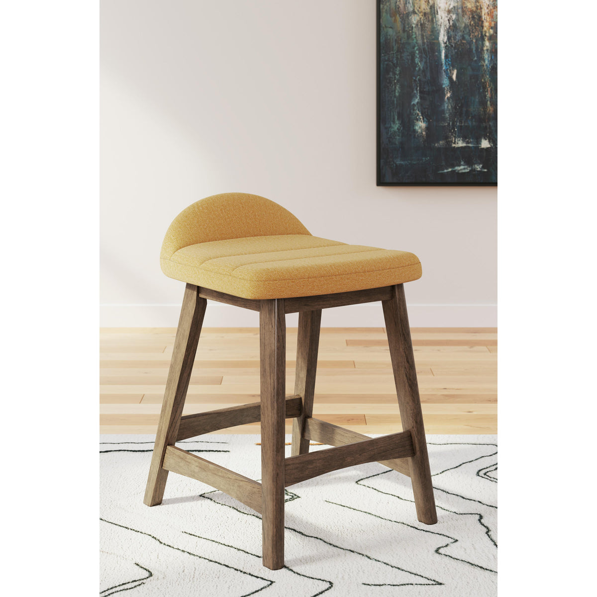 Signature Design by Ashley Lyncott D615-424 Upholstered Barstool IMAGE 5