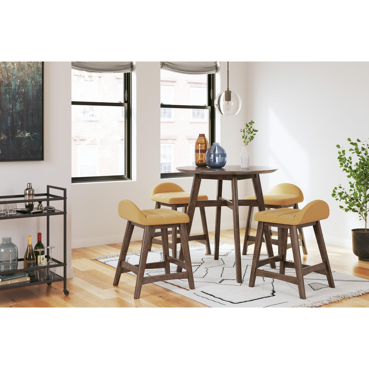 Signature Design by Ashley Lyncott D615-424 Upholstered Barstool IMAGE 9