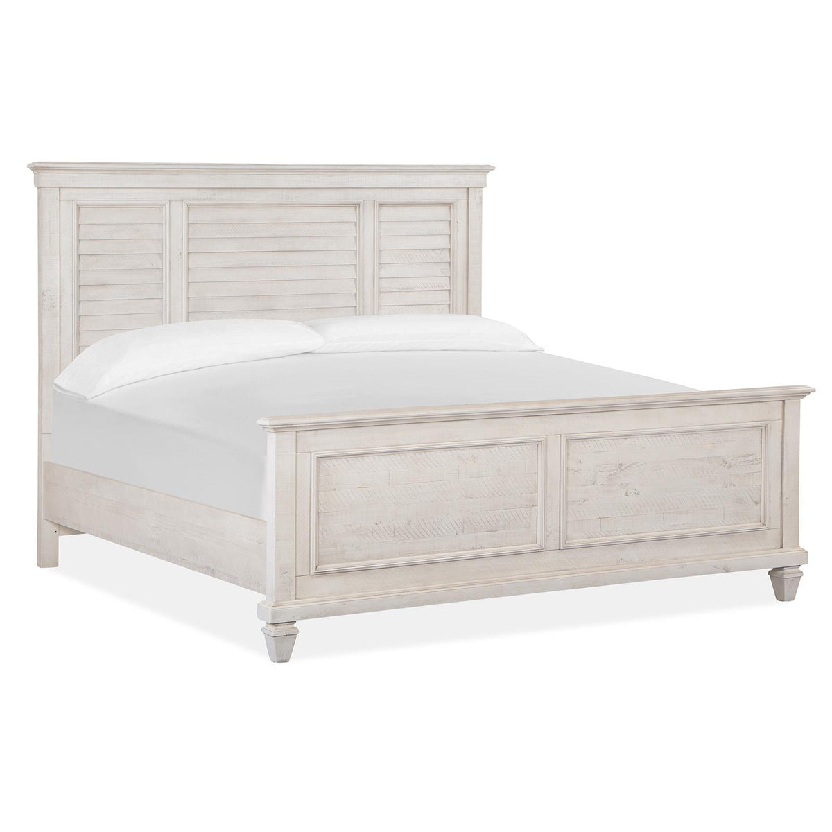 Magnussen Newport B5430-65 Complete King Shutter Panel Bed IMAGE 1