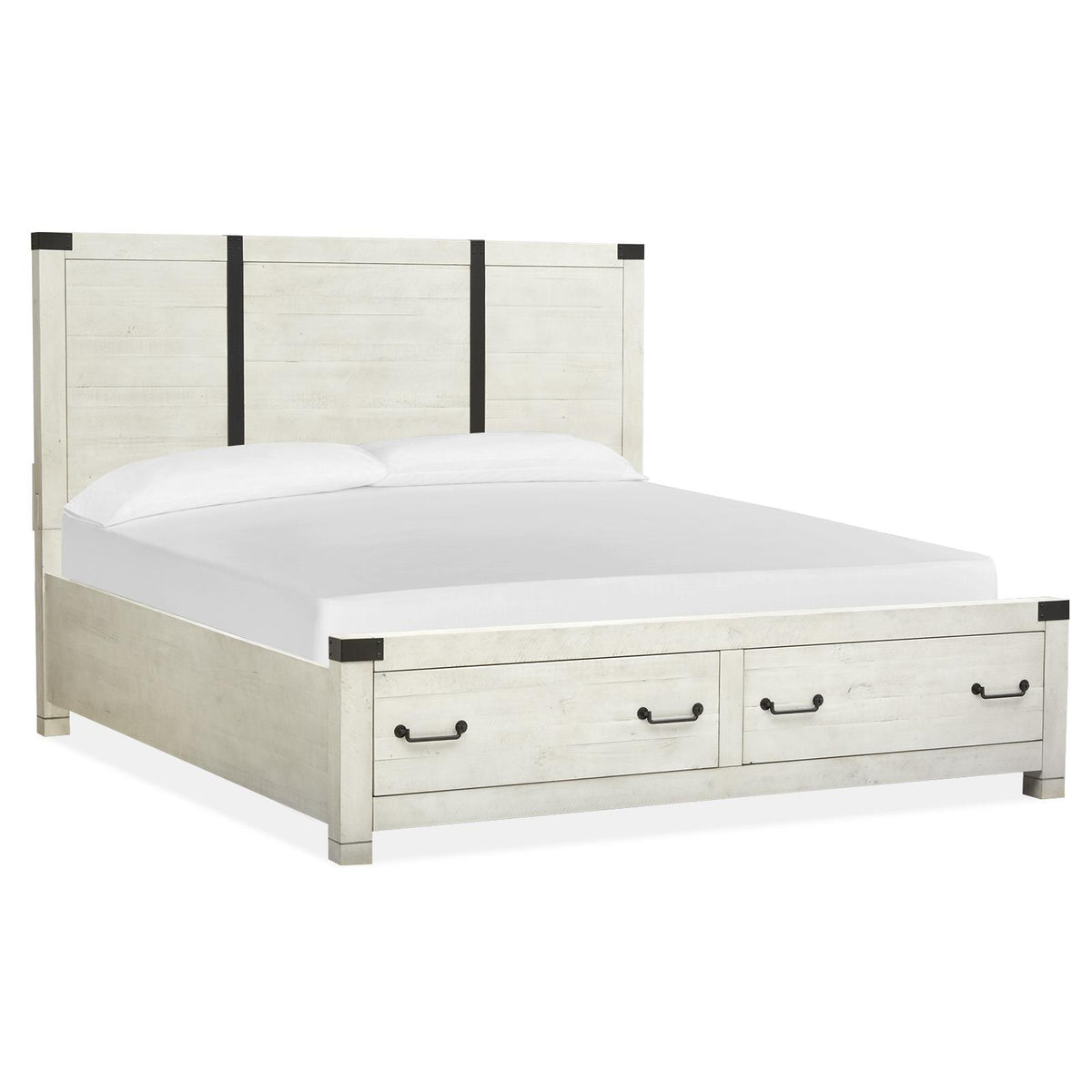 Magnussen Chesters Mill B5405-75 Complete Cal.King Panel Storage Bed IMAGE 1