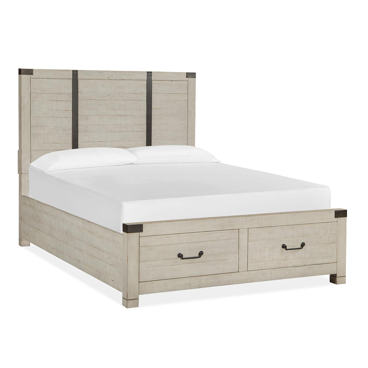 Magnussen Chesters Mill B5405-55 Complete Queen Panel Storage Bed IMAGE 1