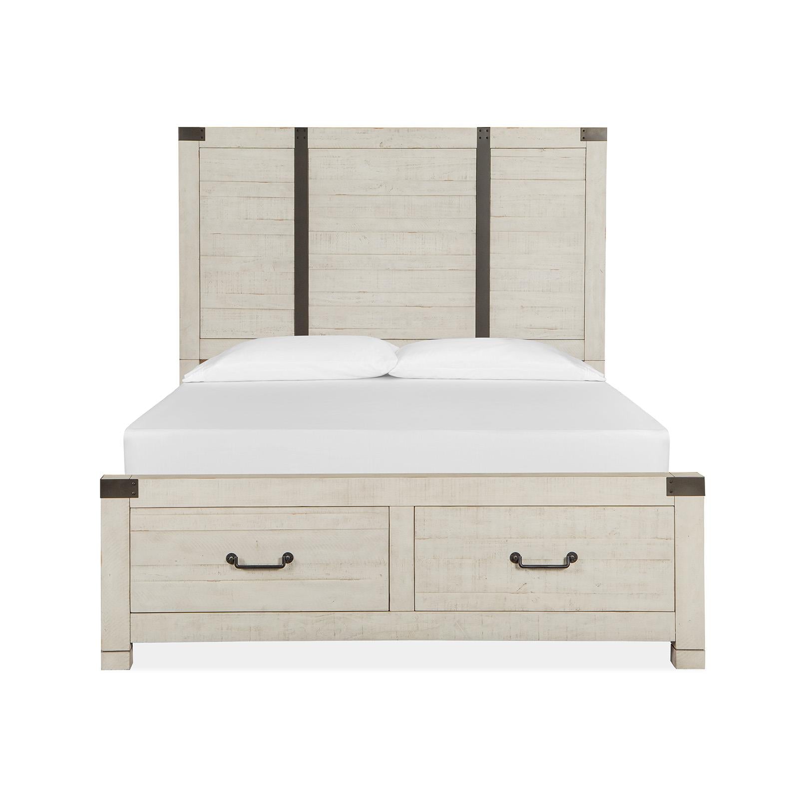 Magnussen Chesters Mill B5405-55 Complete Queen Panel Storage Bed IMAGE 2
