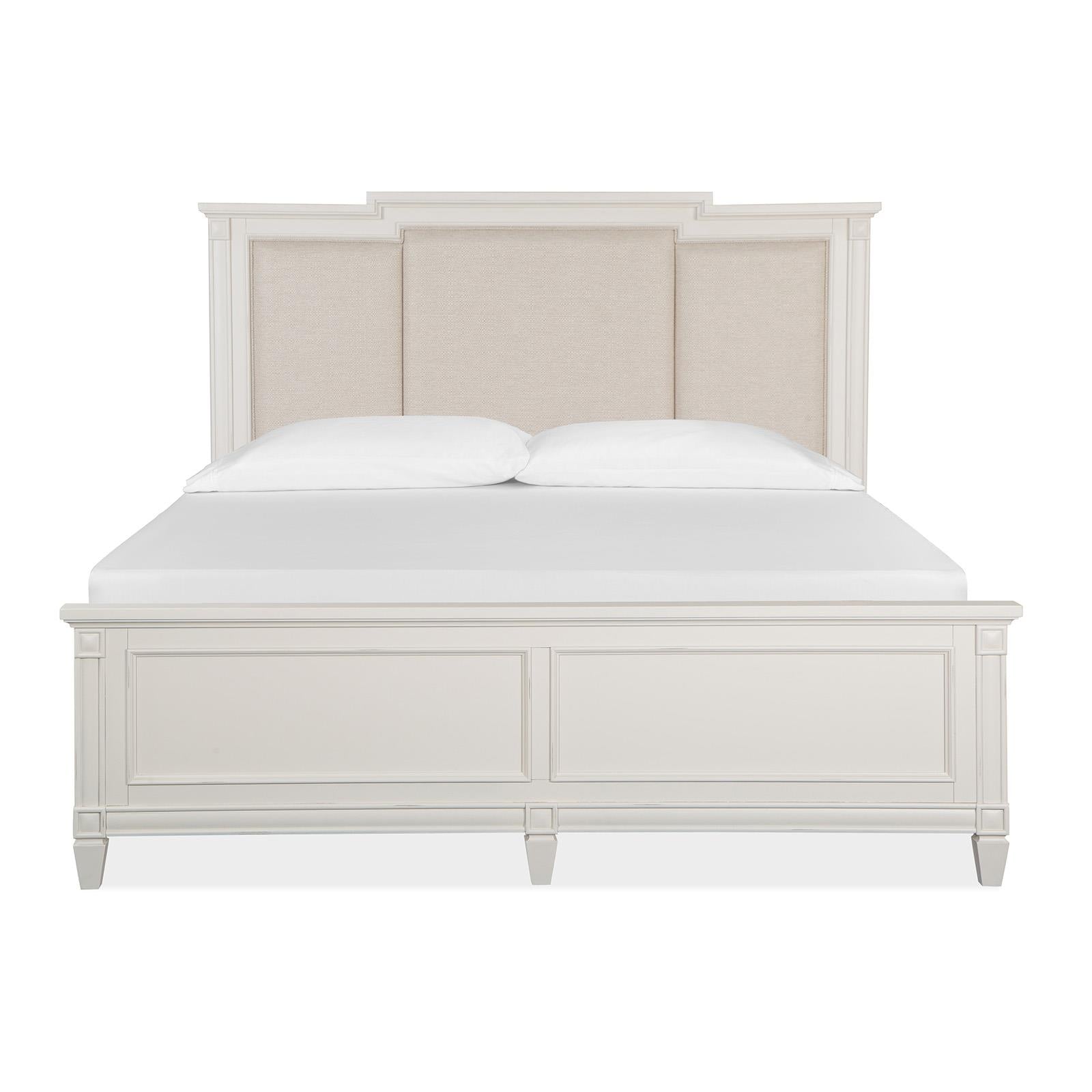 Magnussen Willowbrook B5324-75 Complete Cal.King Panel Bed w/Upholstered Headboard IMAGE 2