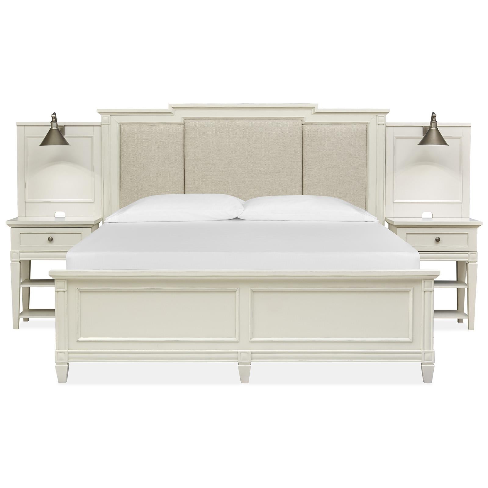 Magnussen Willowbrook B5324-55B Complete Queen Wall Bed w/Upholstered HB IMAGE 2