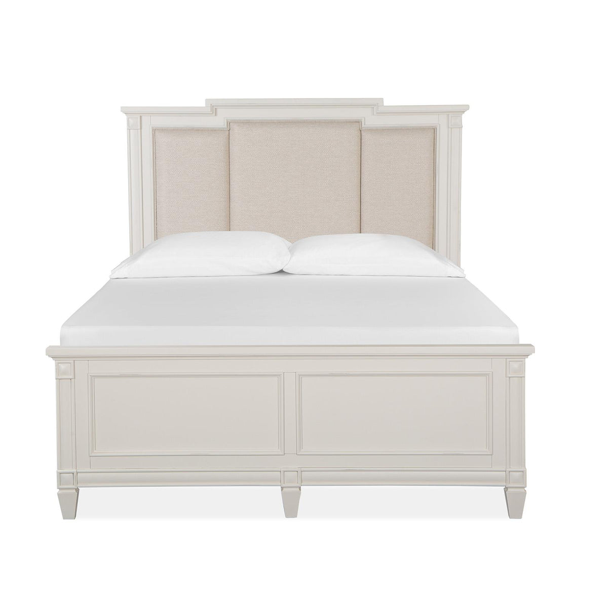 Magnussen Willowbrook B5324-55 Complete Queen Panel Bed w/Upholstered Headboard IMAGE 2