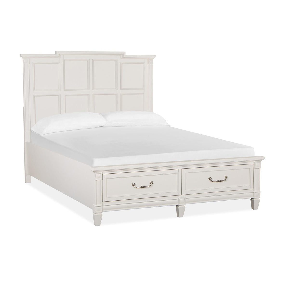 Magnussen Willowbrook B5324-54A Complete Queen Panel Storage Bed IMAGE 1