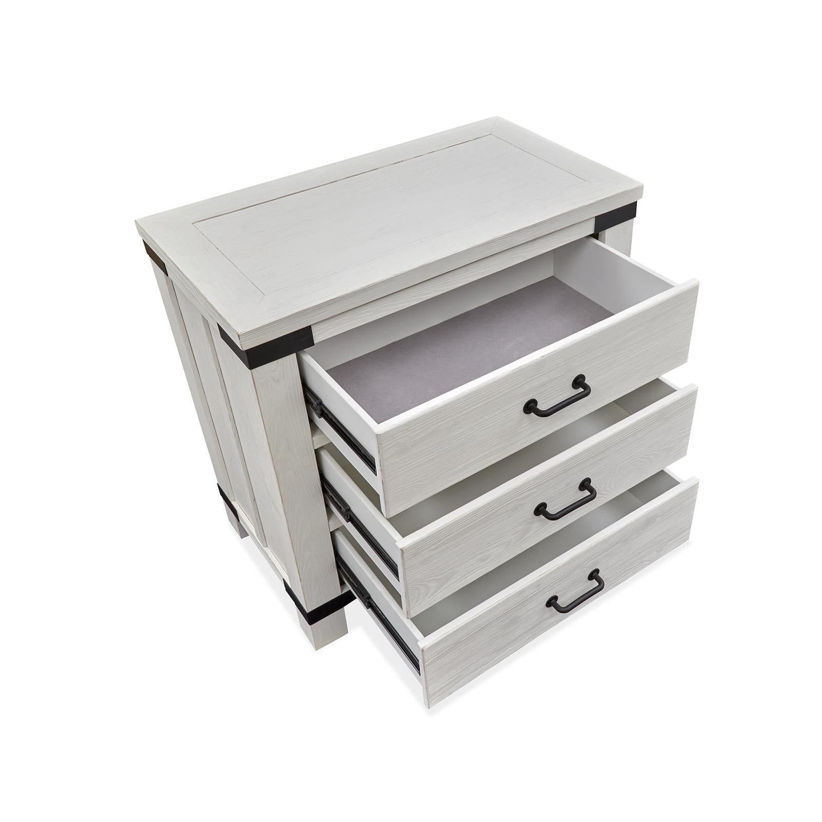 Magnussen Harper Springs B5321-08 Bachelor Chest with Metal Decoration IMAGE 4