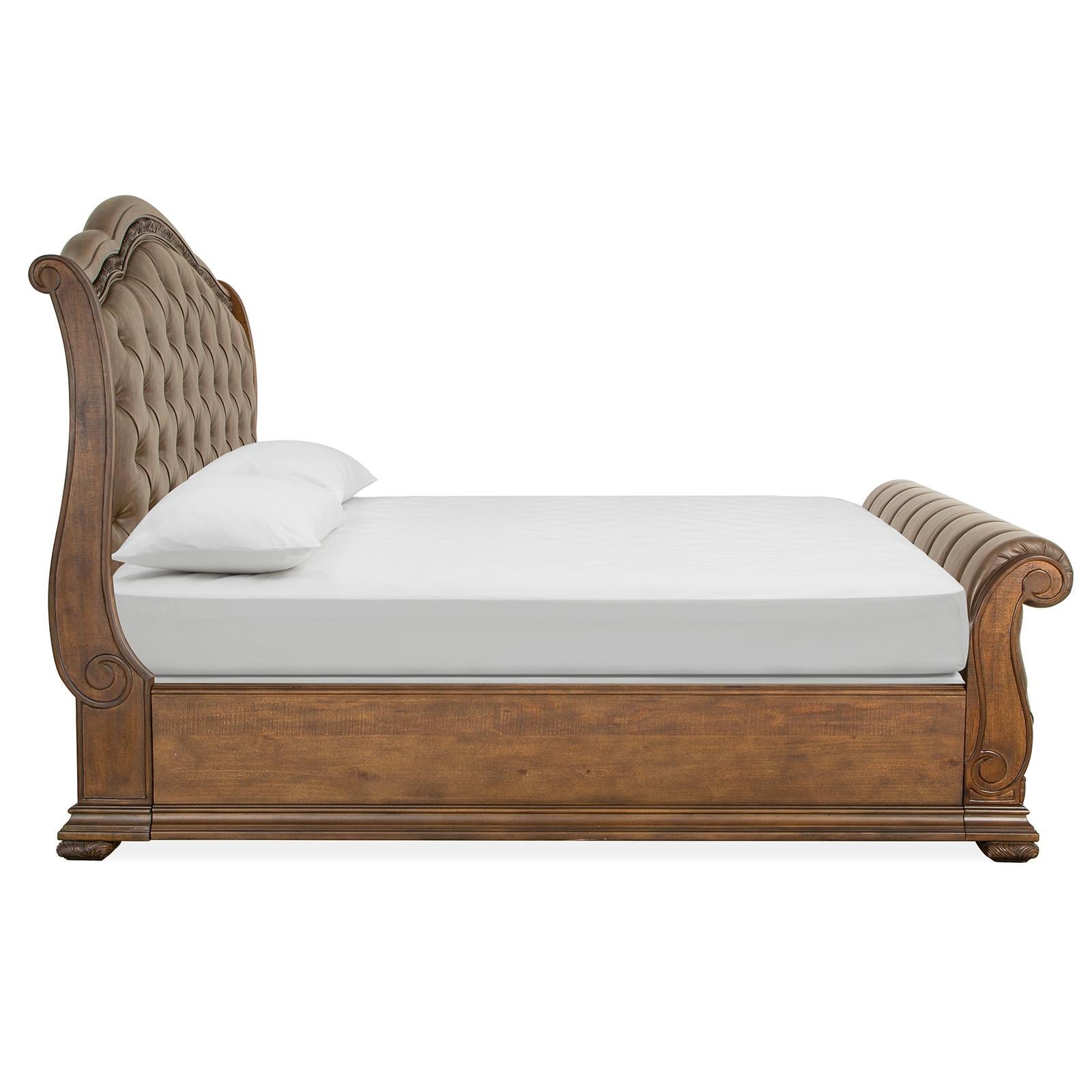 Magnussen Durango B5133-72 Complete Cal.King Sleigh Upholstered Bed IMAGE 3