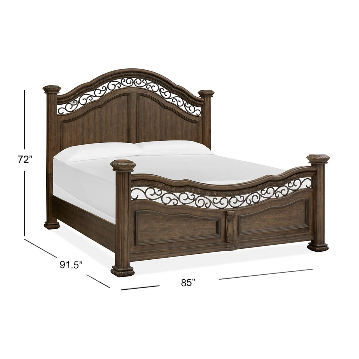Magnussen Durango B5133-64 Complete King Panel Bed IMAGE 5