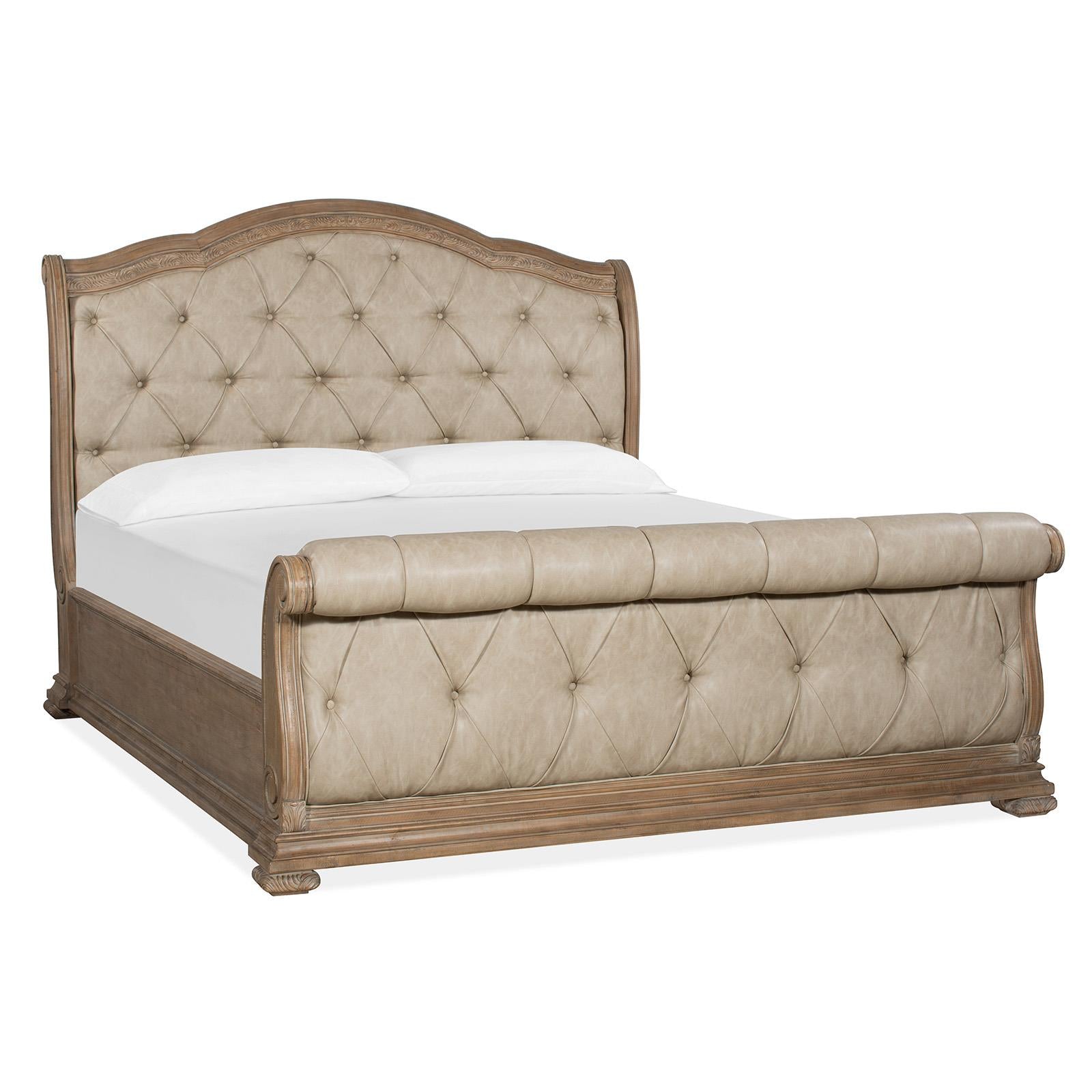 Magnussen Marisol B5132-72 Complete Cal.King Sleigh Upholstered Bed IMAGE 1