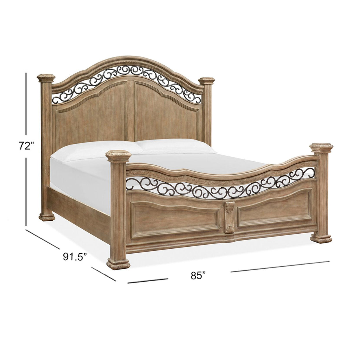 Magnussen Marisol B5132-64 Complete King Panel Bed IMAGE 5