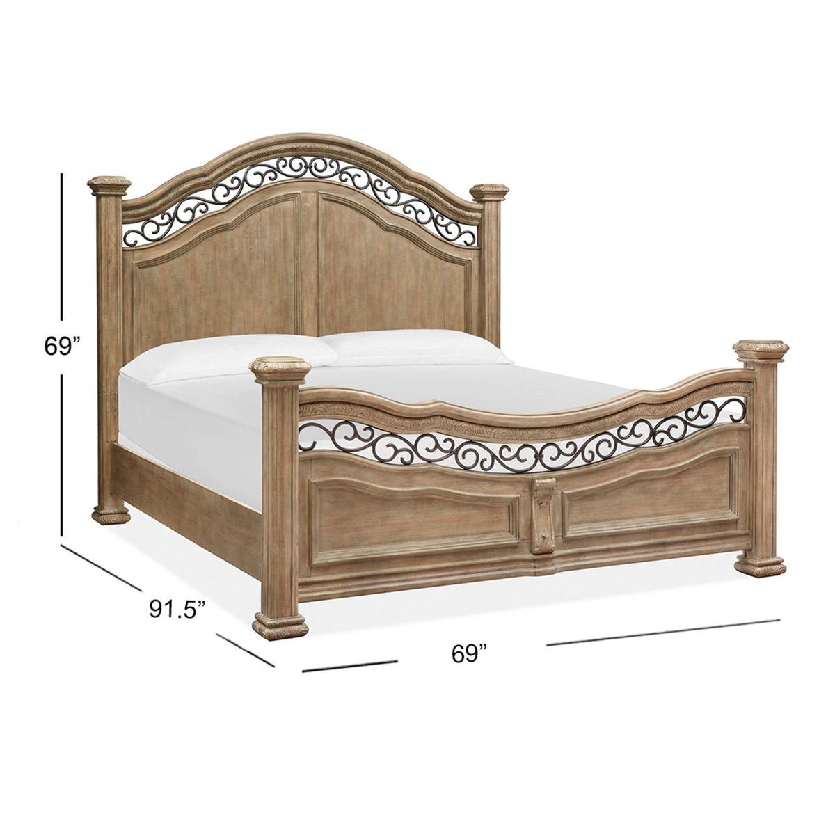 Magnussen Marisol B5132-54 Complete Queen Panel Bed IMAGE 5