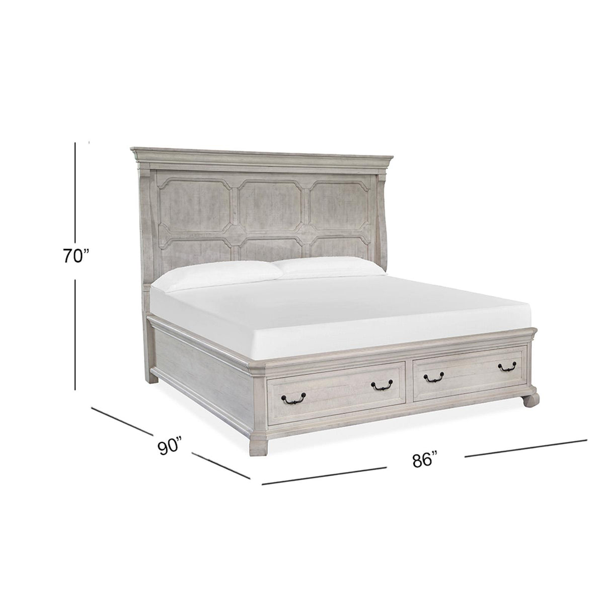 Magnussen Bronwyn B4436-64B Complete King Panel Storage Bed IMAGE 3