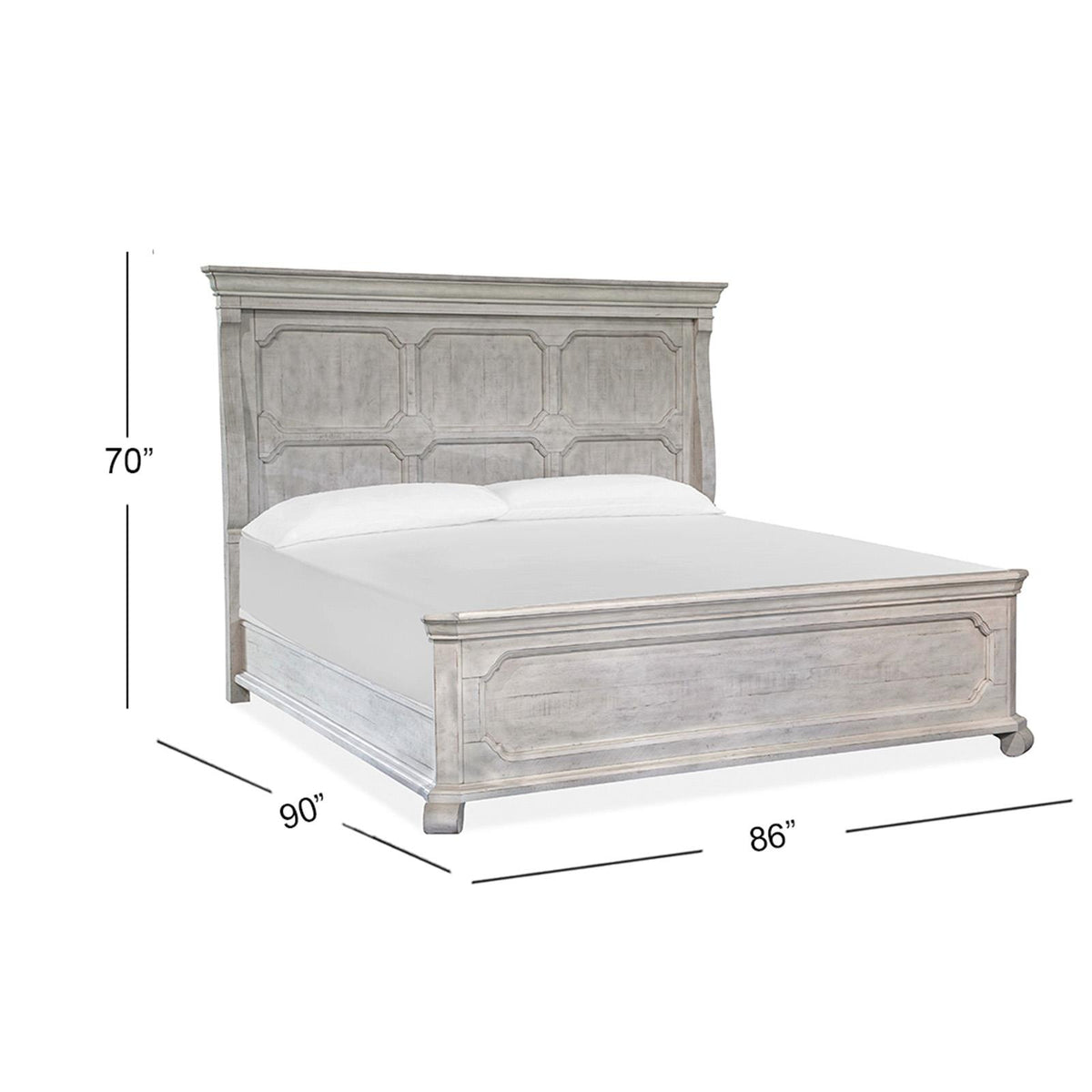 Magnussen Bronwyn B4436-64 Complete King Panel Bed IMAGE 3