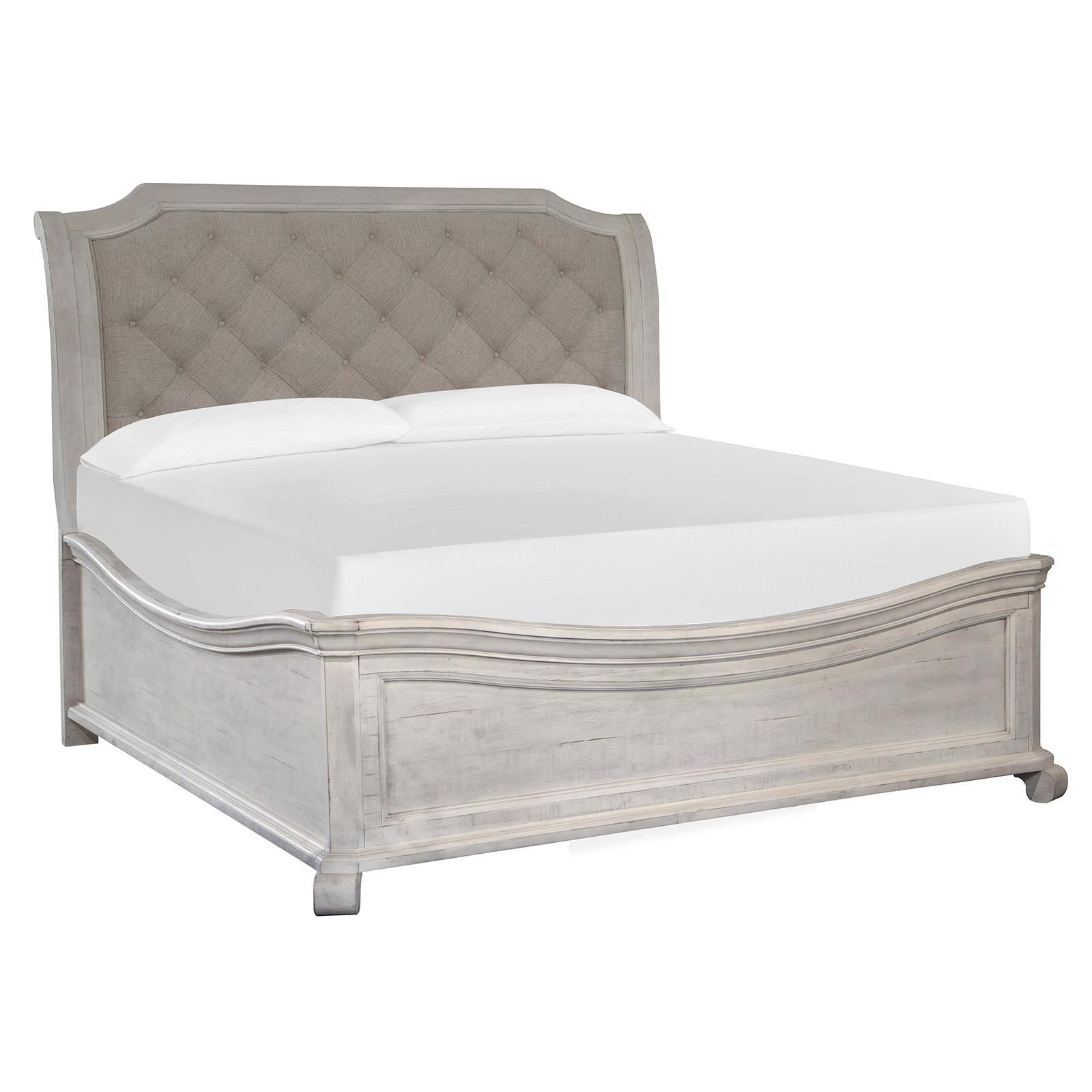 Magnussen Bronwyn B4436-63B Complete King Sleigh Bed w/Shaped Footboard IMAGE 1
