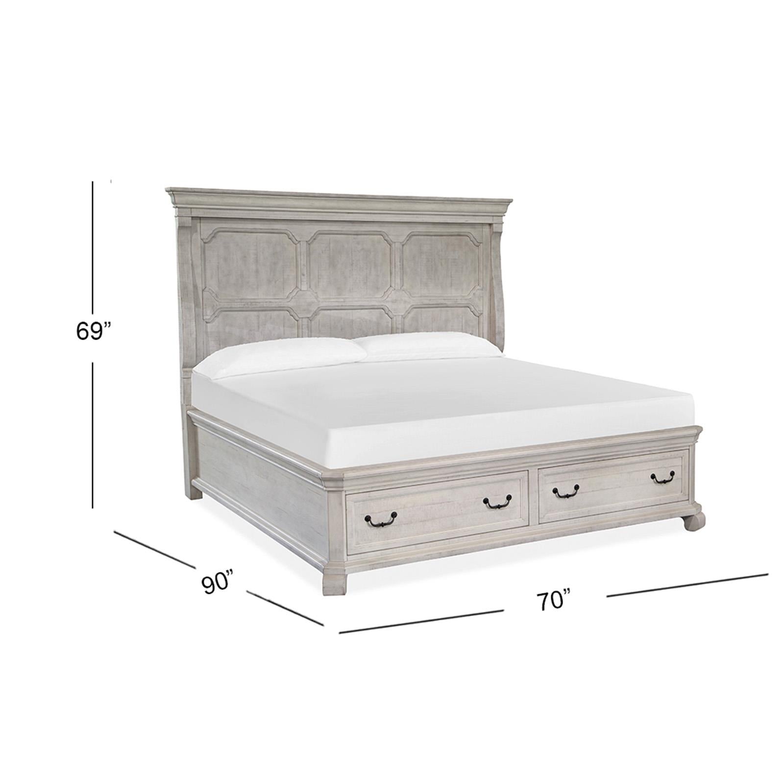 Magnussen Bronwyn B4436-54B Complete Queen Panel Storage Bed IMAGE 3