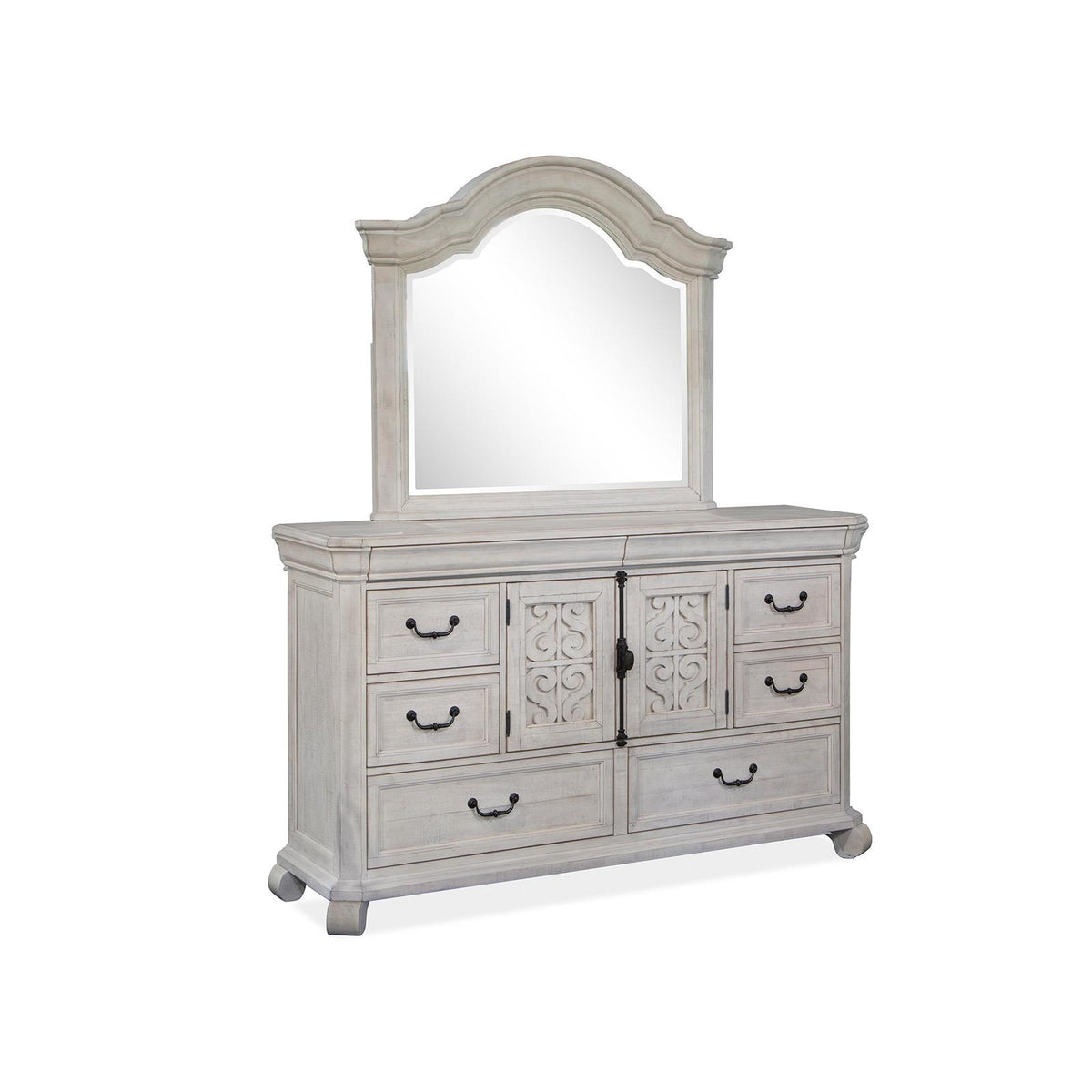 Magnussen Bronwyn B4436-45 Shaped Mirror IMAGE 1