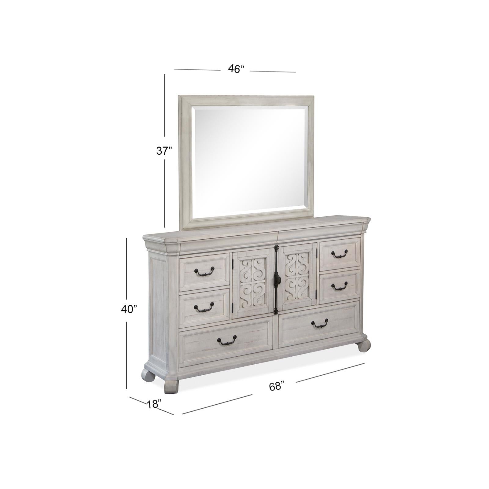 Magnussen Bronwyn B4436-40 Landscape Mirror IMAGE 3