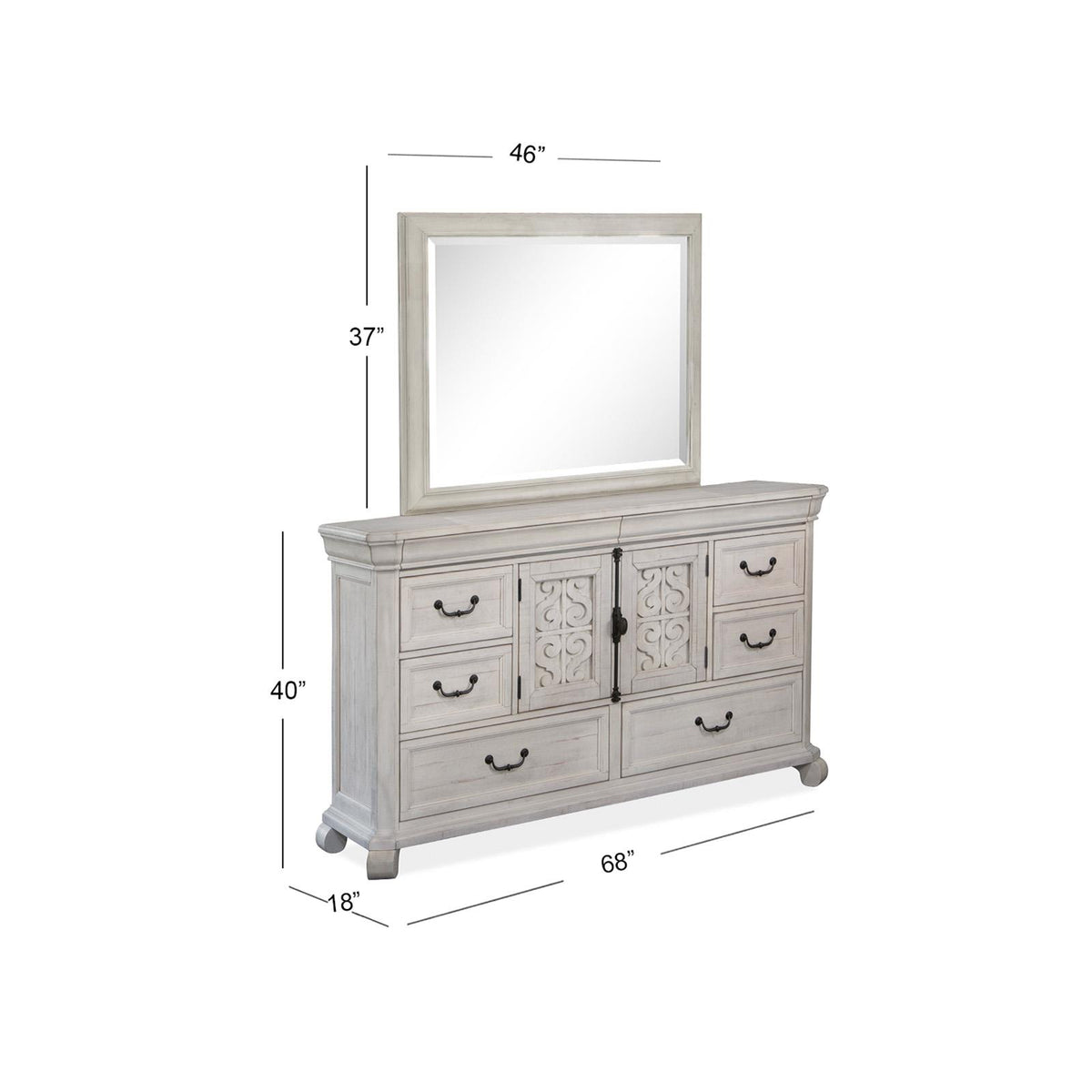 Magnussen Bronwyn B4436-20 Drawer Dresser IMAGE 3