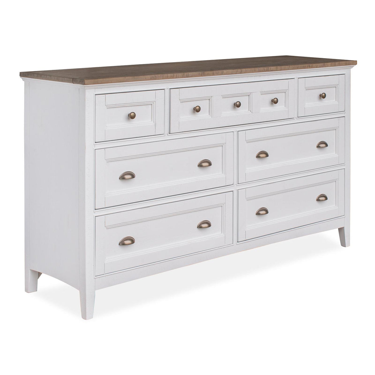 Magnussen Heron Cove B4400-20TT Two Tone Drawer Dresser IMAGE 1