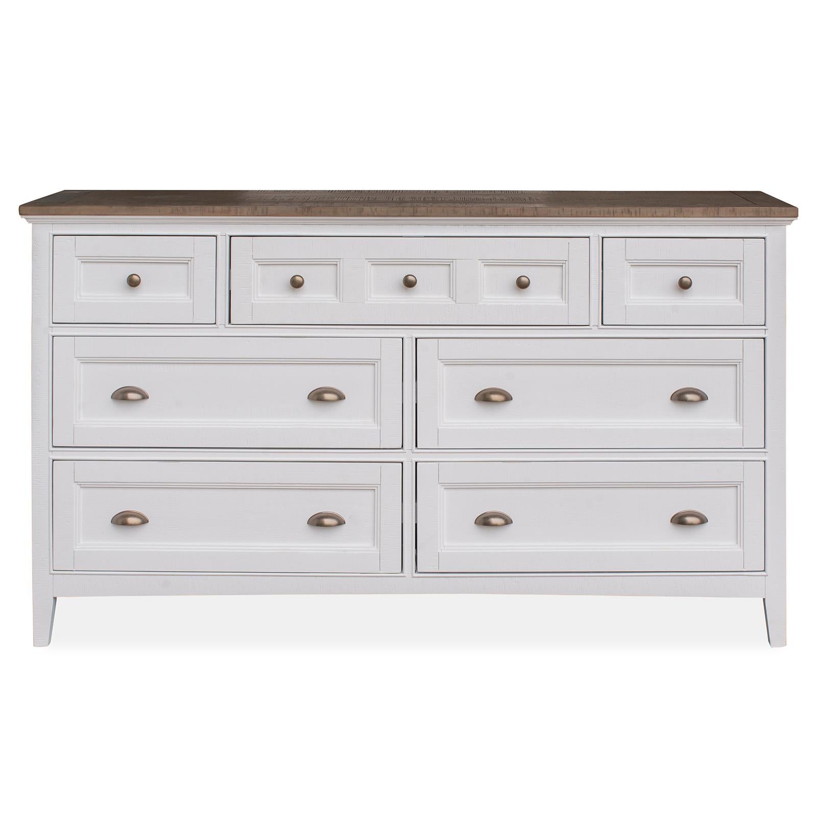 Magnussen Heron Cove B4400-20TT Two Tone Drawer Dresser IMAGE 2