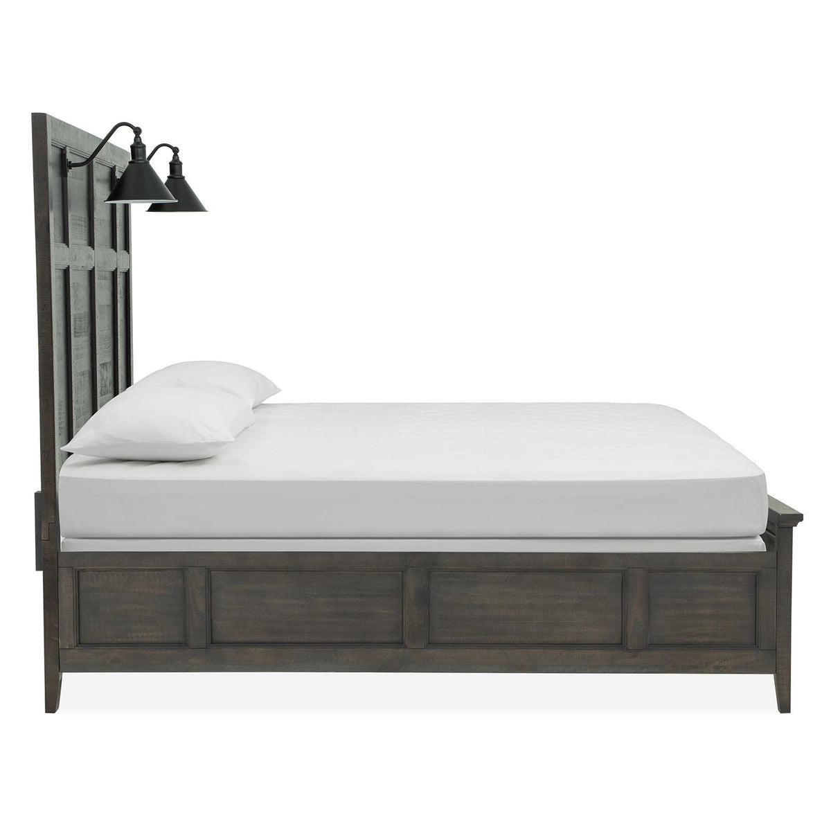 Magnussen Westley Falls B4399-59 Queen Lamp Panel Bed with Regular Rails IMAGE 3
