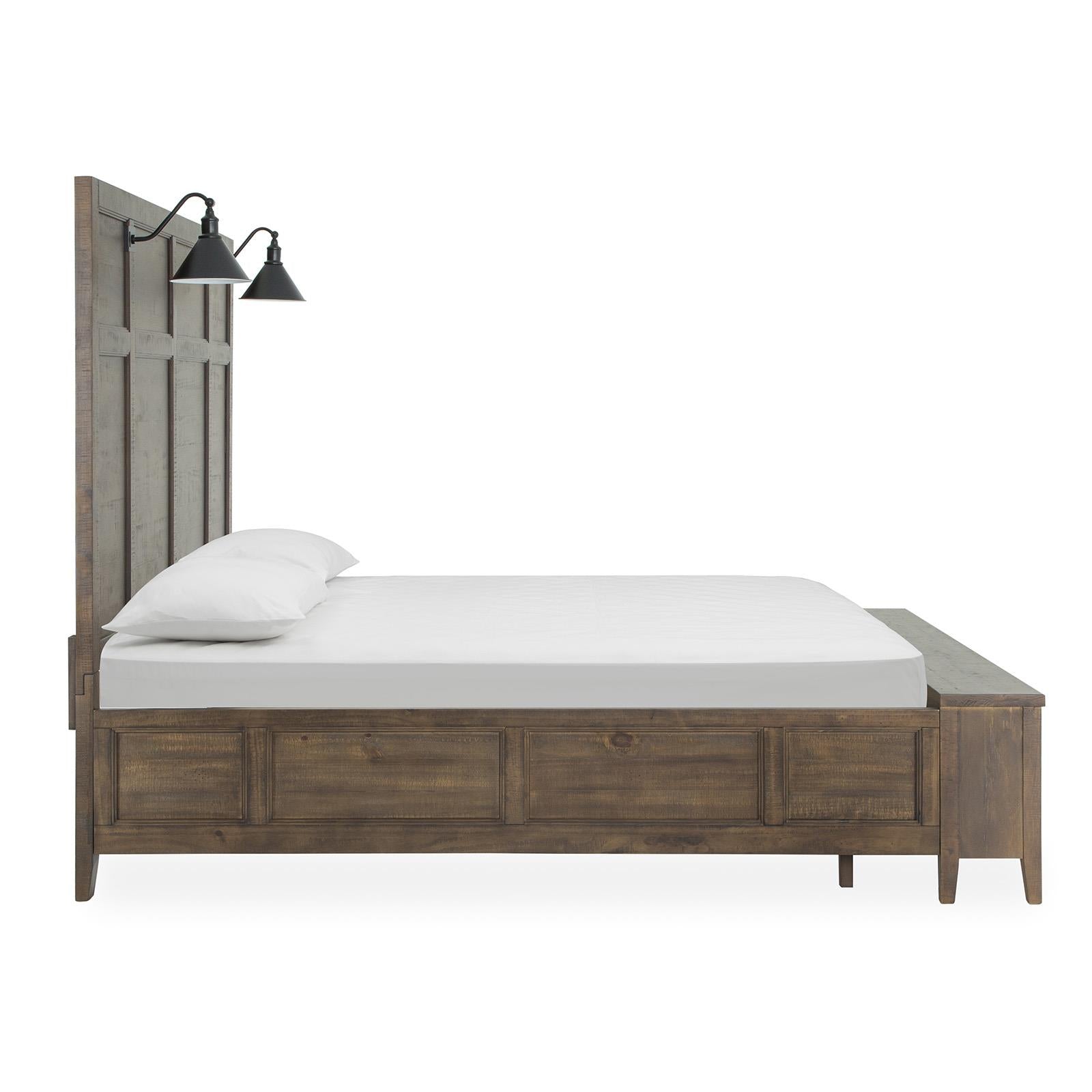 Magnussen Bay Creek B4398-79B California King Lamp Panel Storage Bed IMAGE 4