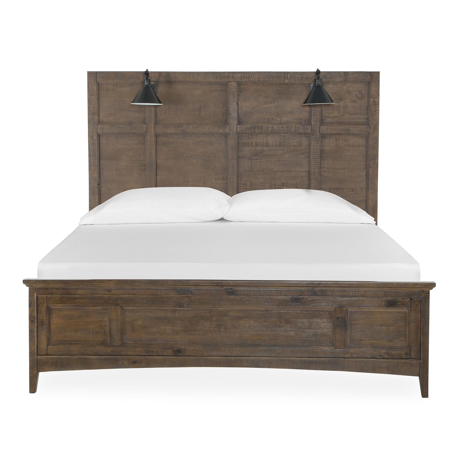 Magnussen Bay Creek B4398-79 California King Lamp Panel Bed with Regular Rails IMAGE 2