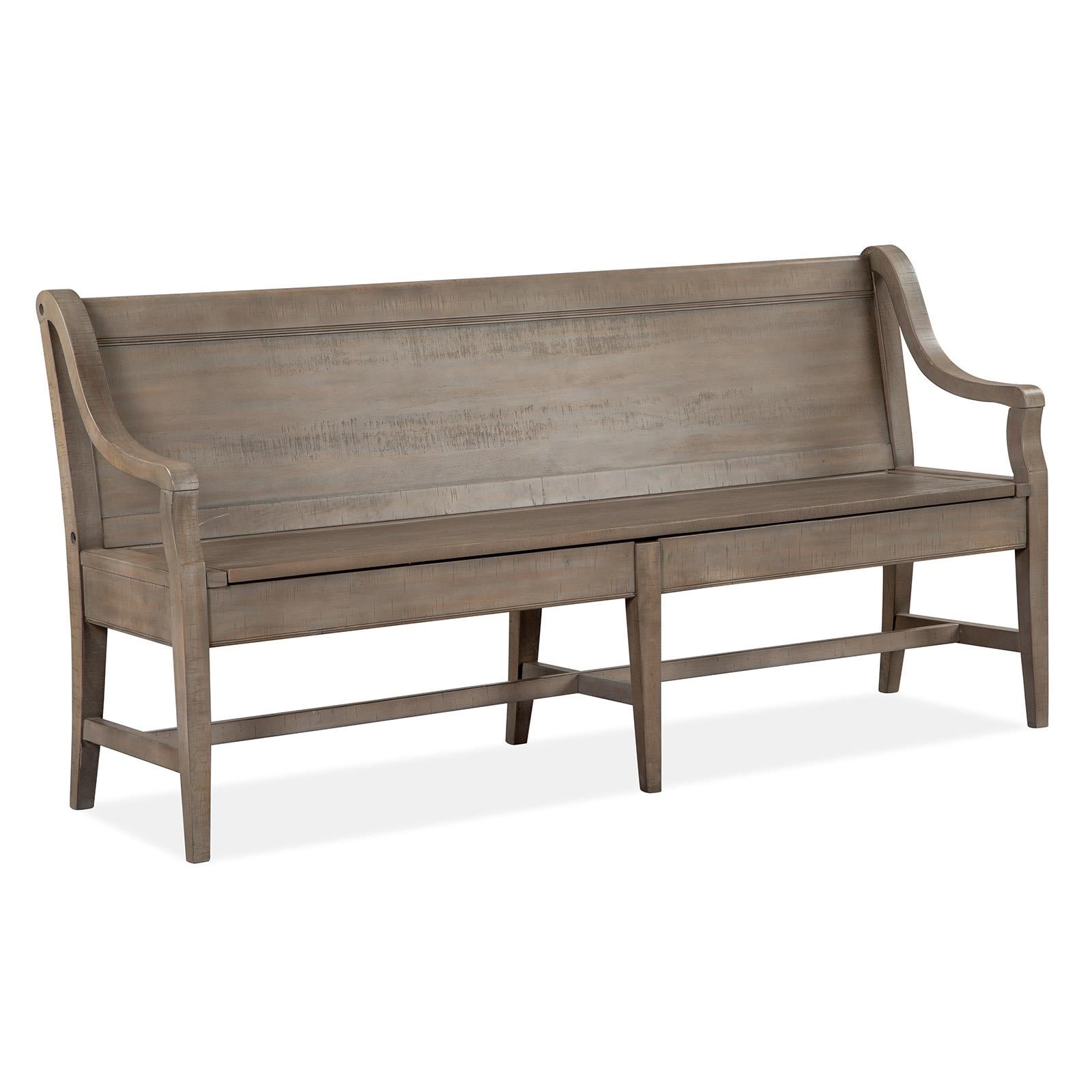 Magnussen Paxton Place D4805-79 Bench with Back IMAGE 1