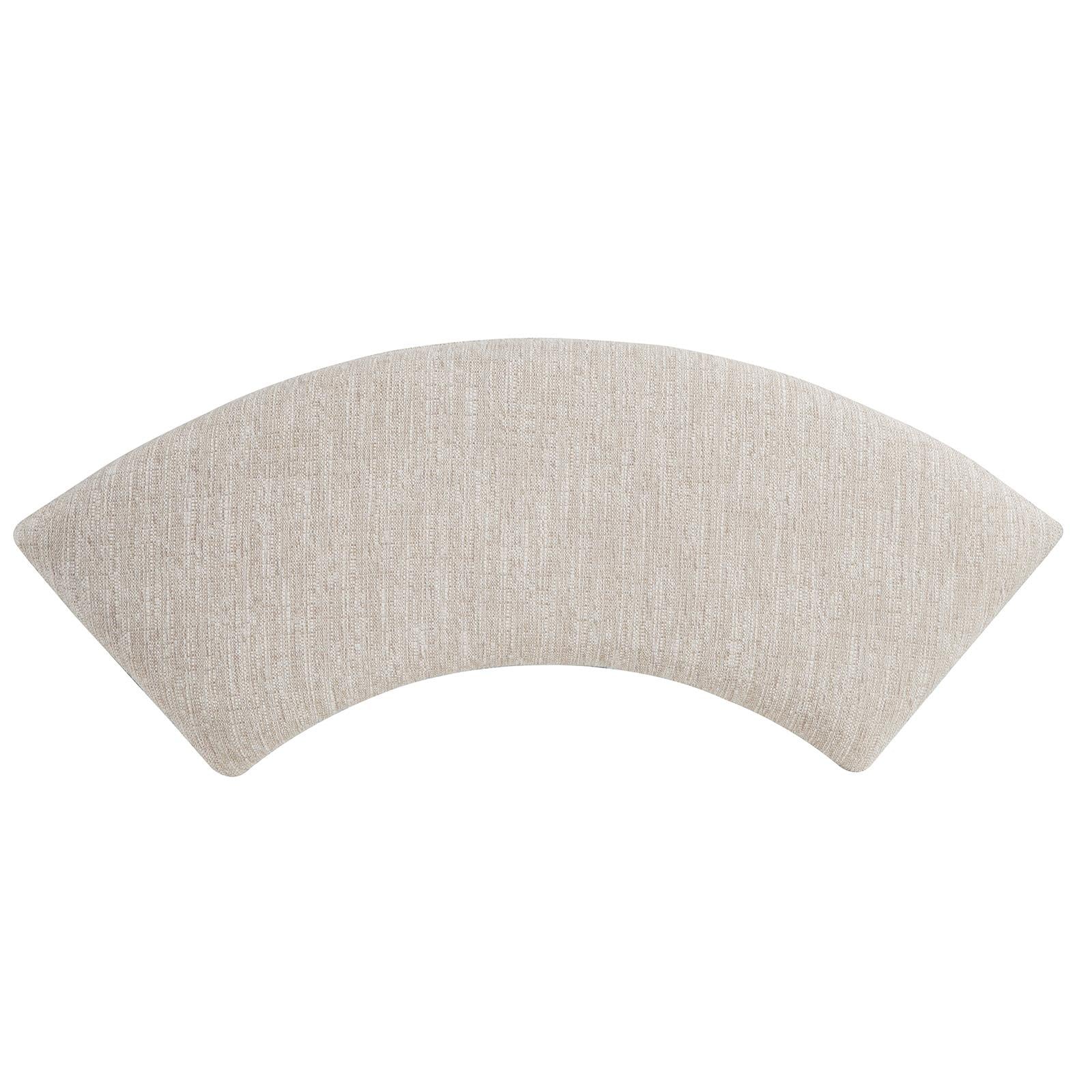 Magnussen Paxton Place D4805-67 Curved Bench with Upholstered Seat IMAGE 4