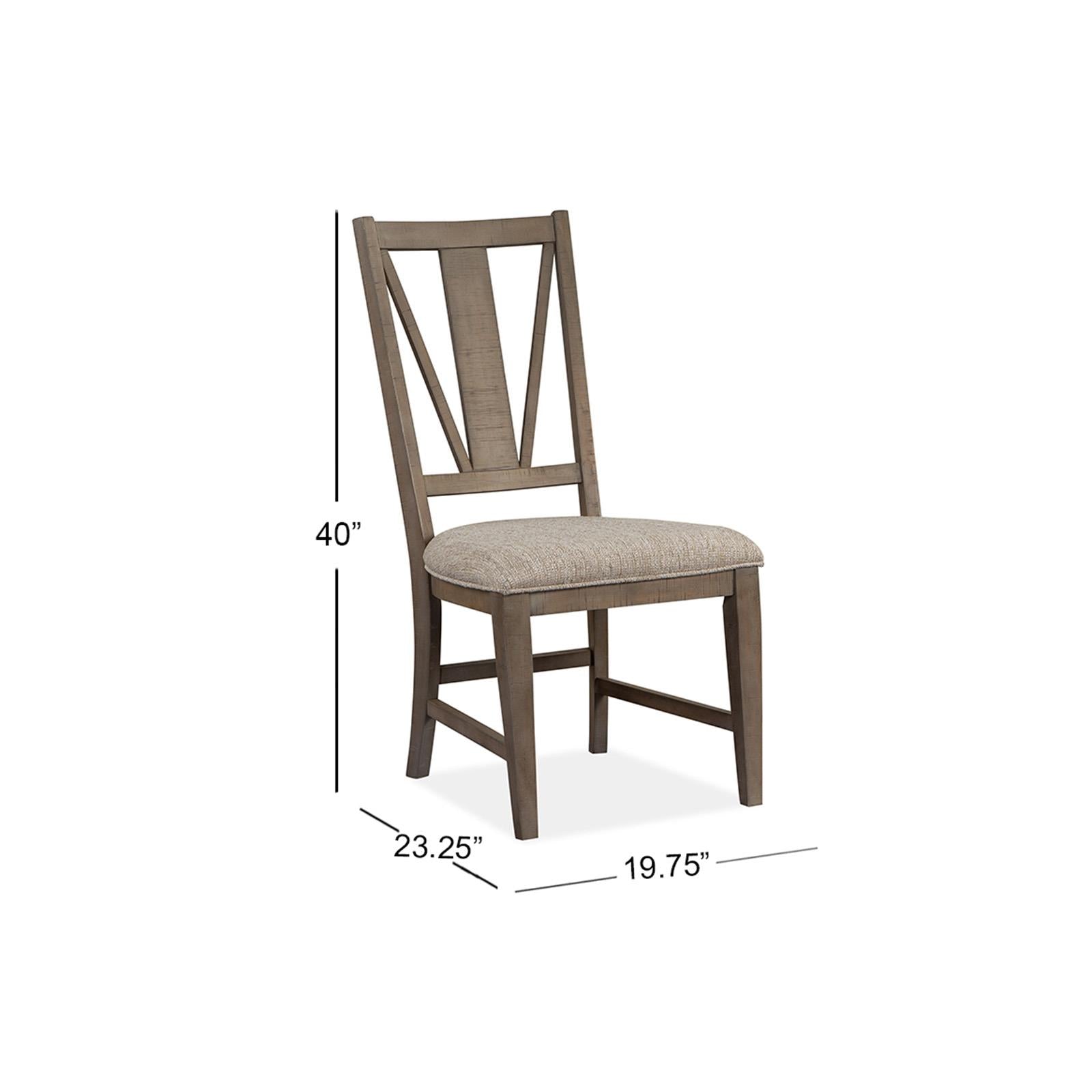 Magnussen Paxton Place D4805-62 Dining Side Chair with Upholstered Seat IMAGE 6
