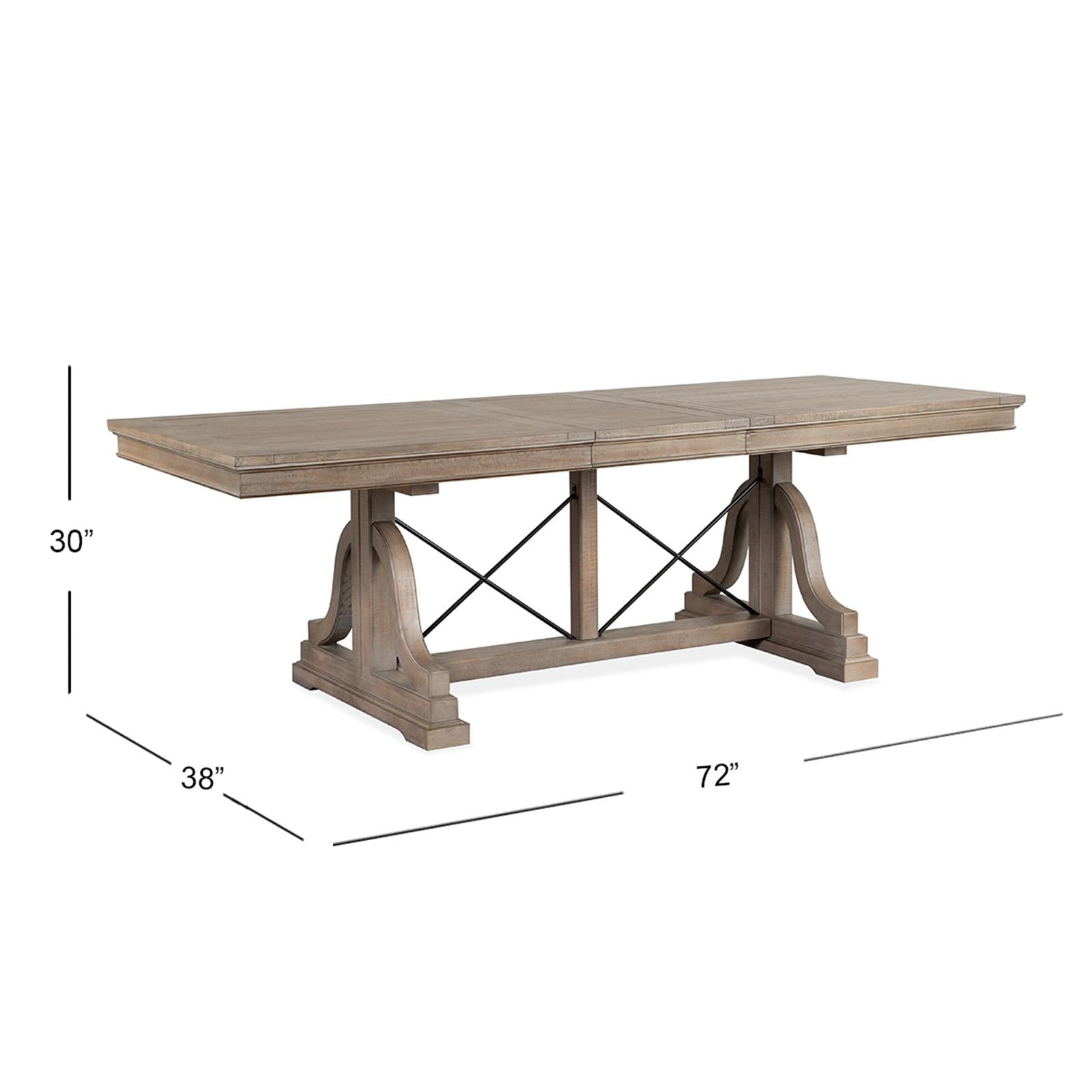 Magnussen Paxton Place D4805-25 Trestle Dining Table IMAGE 11