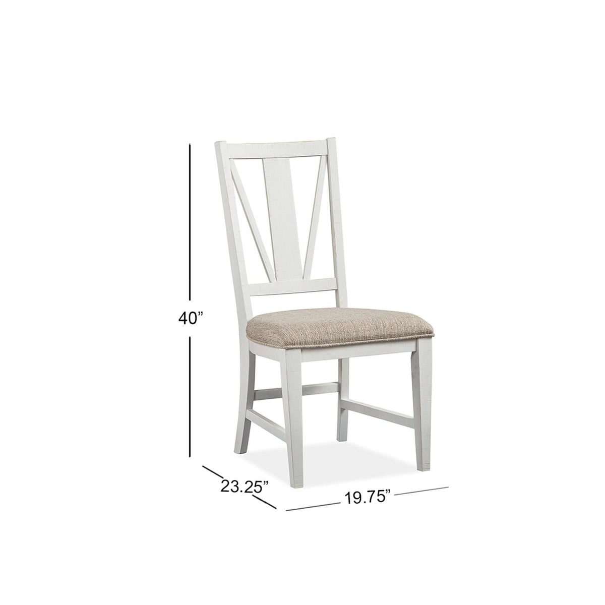 Magnussen Heron Cove D4400-62 Dining Side Chair with Upholstered Seat IMAGE 3