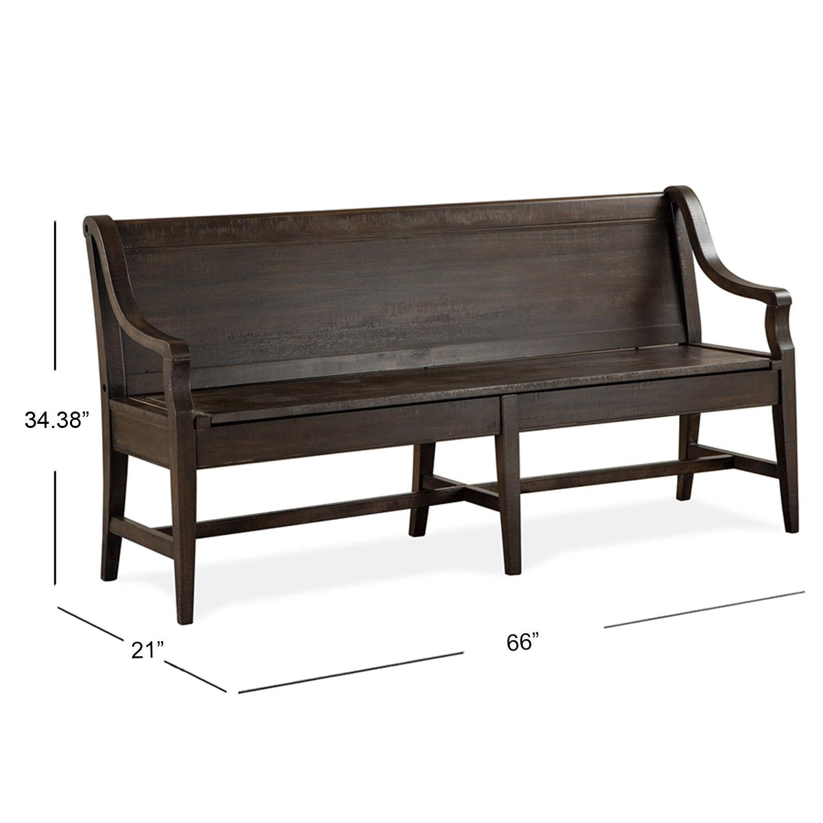 Magnussen Westley Falls D4399-79 Bench with Back IMAGE 10