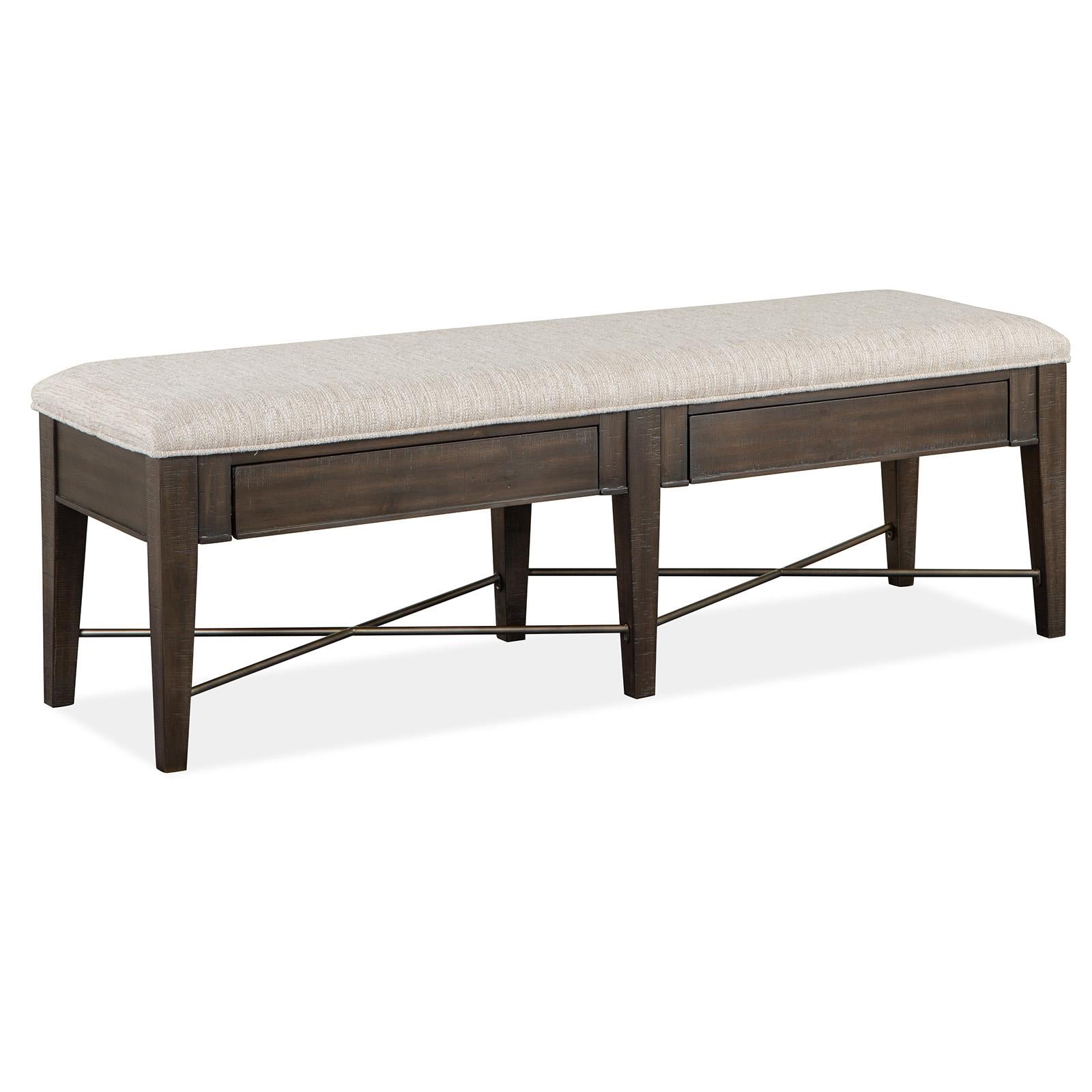 Magnussen Westley Falls D4399-68 Bench with Upholstered Seat IMAGE 1