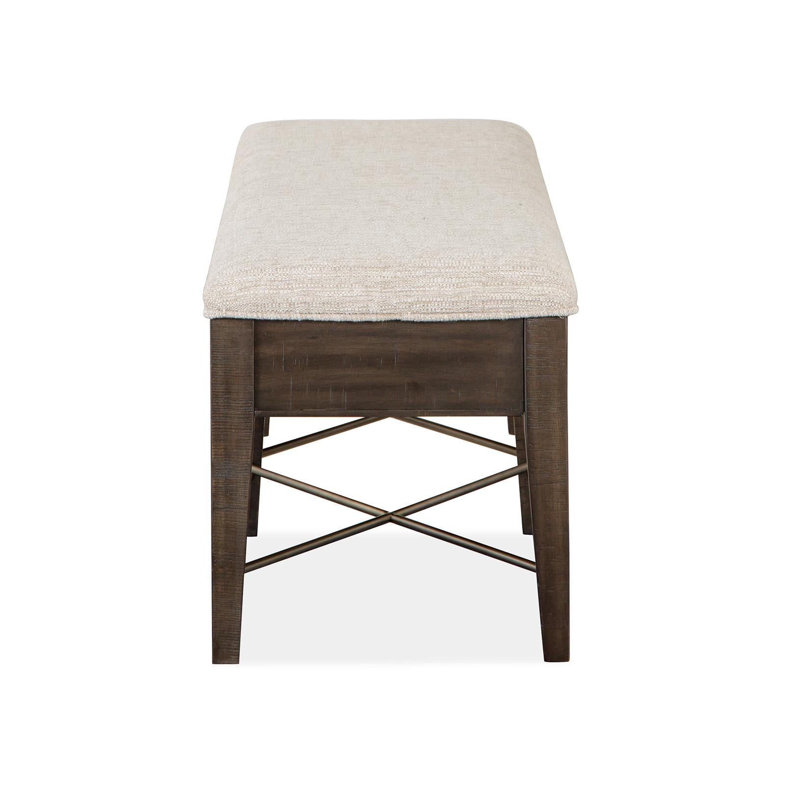 Magnussen Westley Falls D4399-68 Bench with Upholstered Seat IMAGE 4