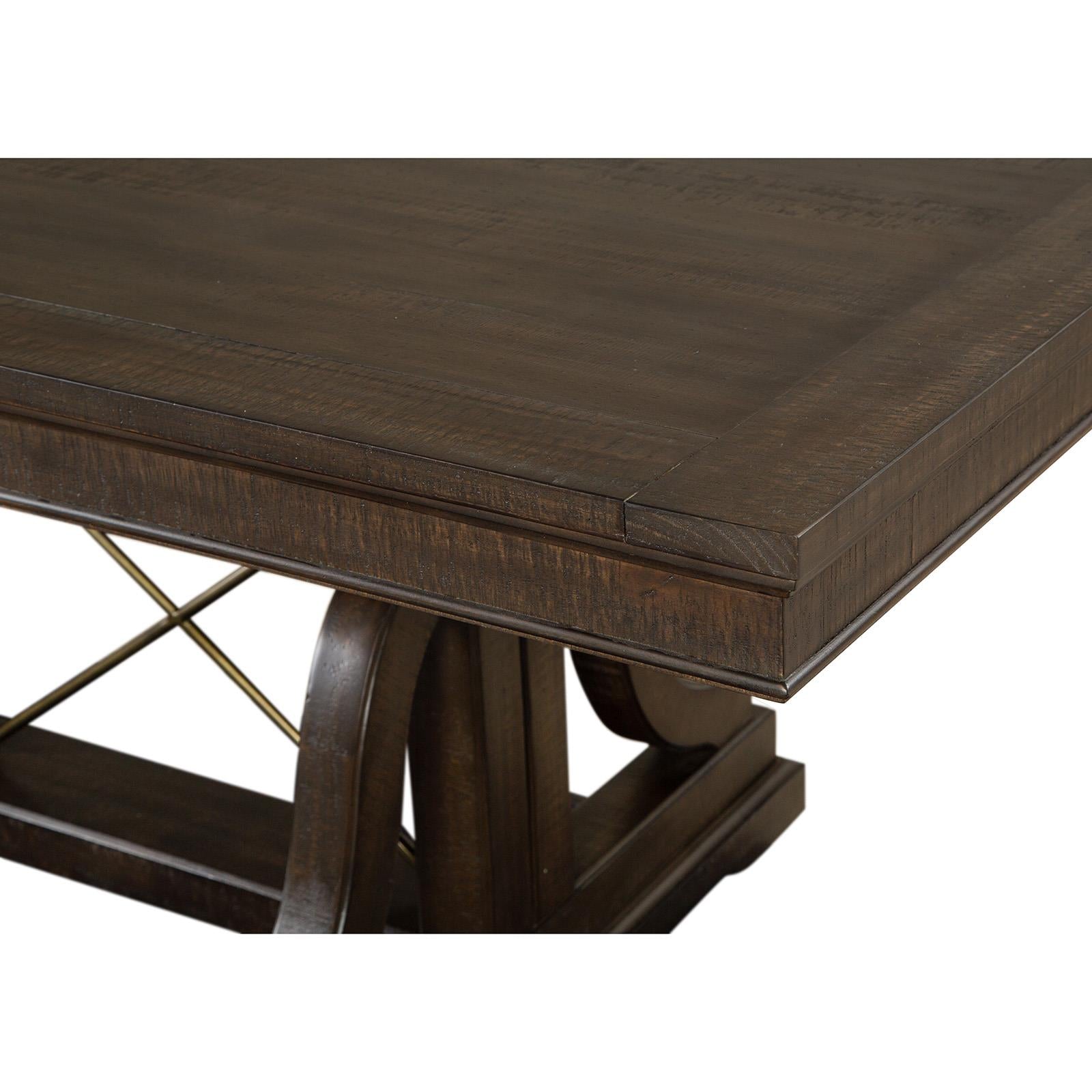 Magnussen Westley Falls D4399-25 Trestle Dining Table IMAGE 10