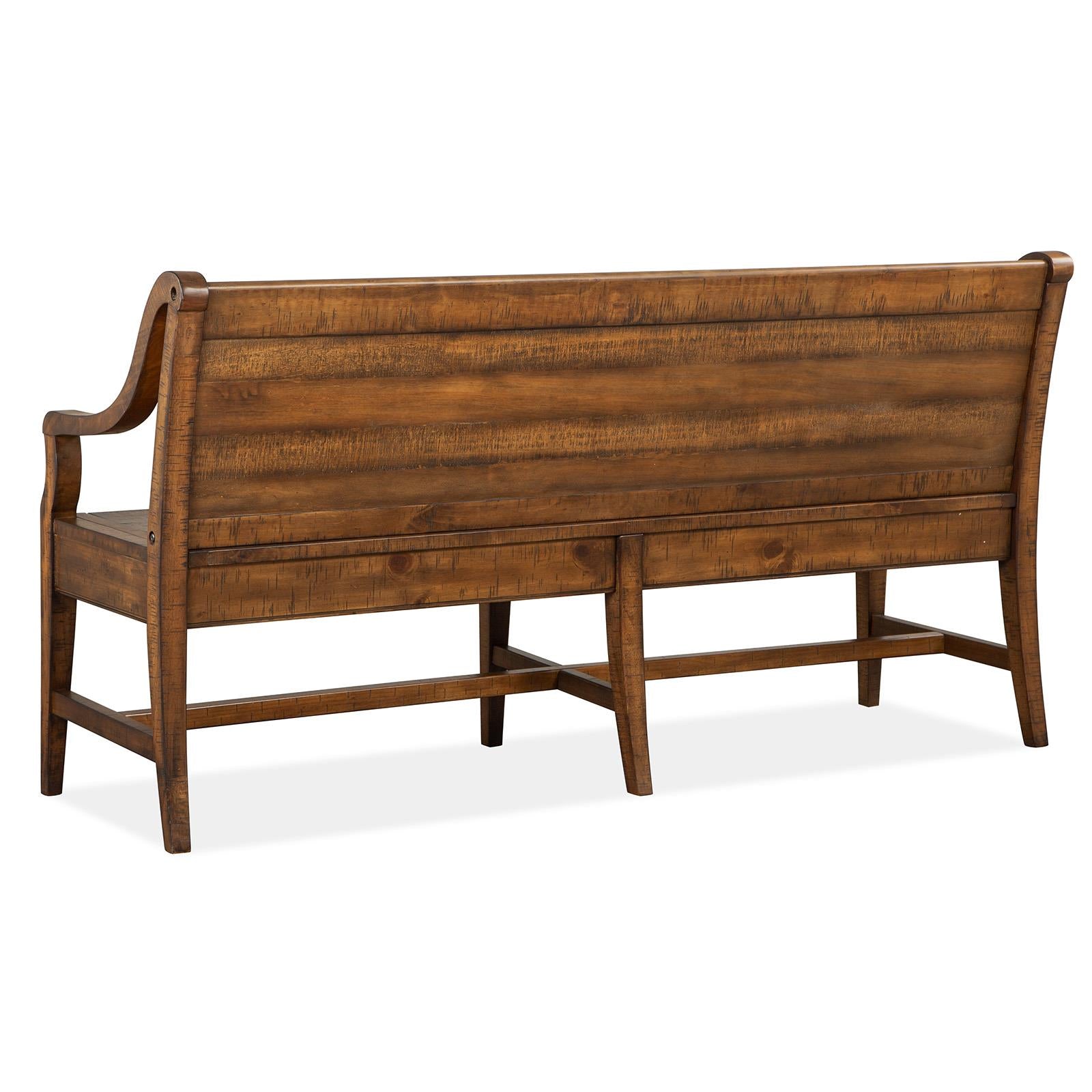 Magnussen Bay Creek D4398-79 Bench with Back IMAGE 5