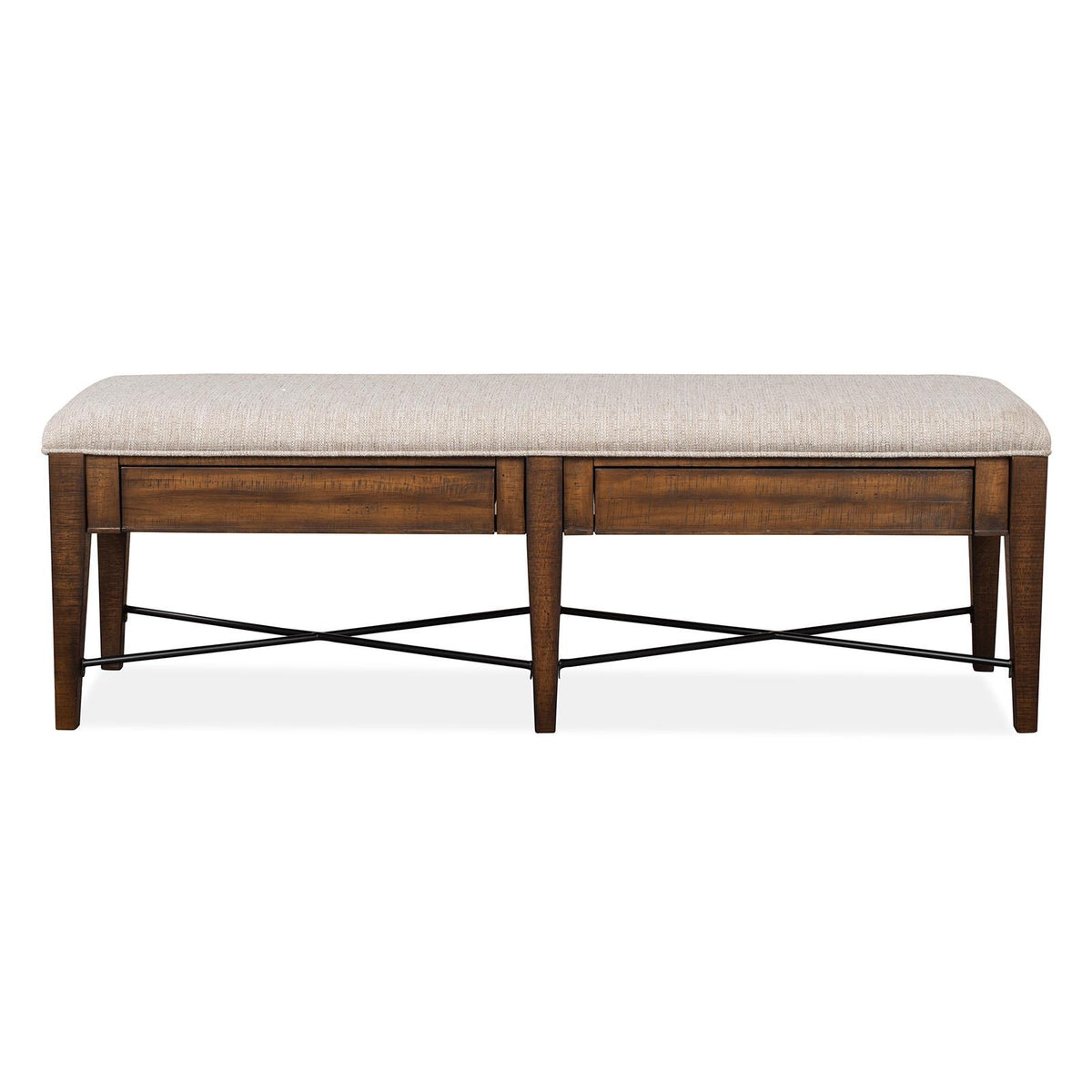 Magnussen Bay Creek D4398-68 Bench with Upholstered Seat IMAGE 3