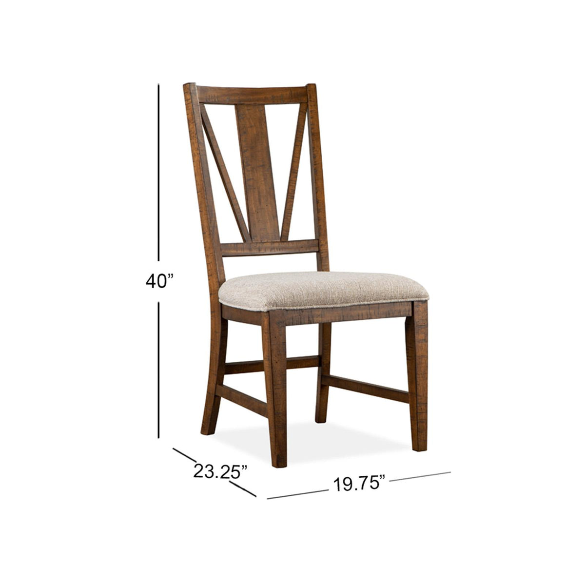 Magnussen Bay Creek D4398-62 Dining Side Chair with Upholstered Seat IMAGE 7