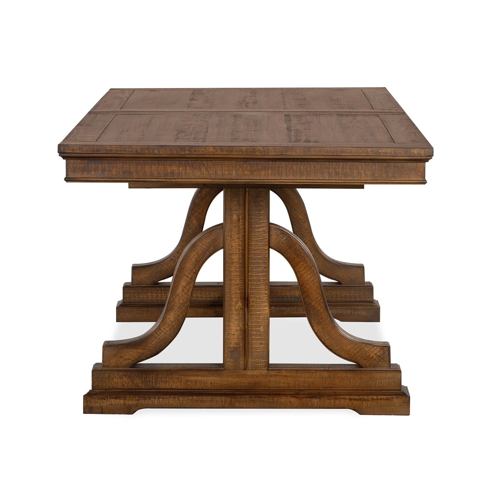 Magnussen Bay Creek D4398-25 Trestle Dining Table IMAGE 7
