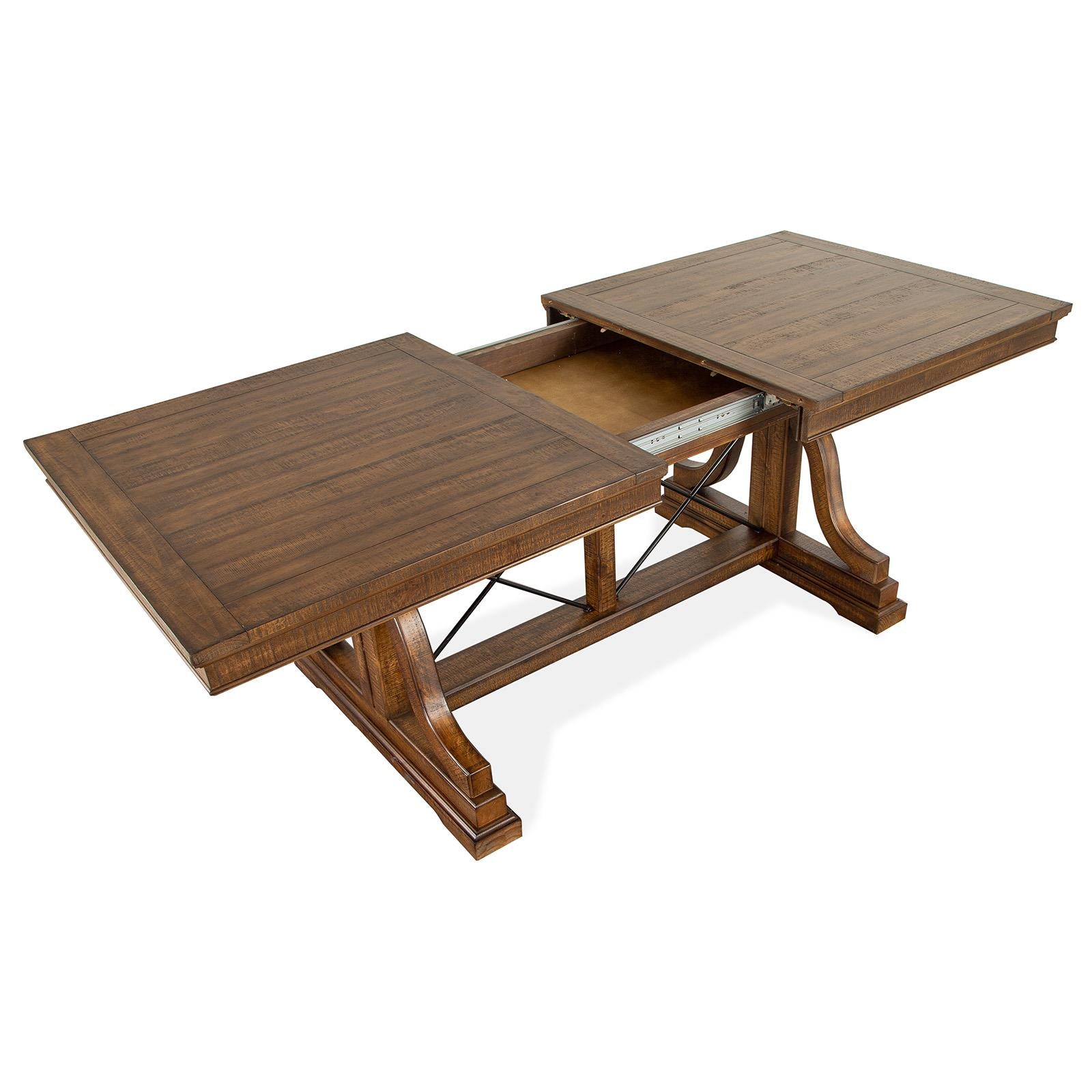 Magnussen Bay Creek D4398-25 Trestle Dining Table IMAGE 9