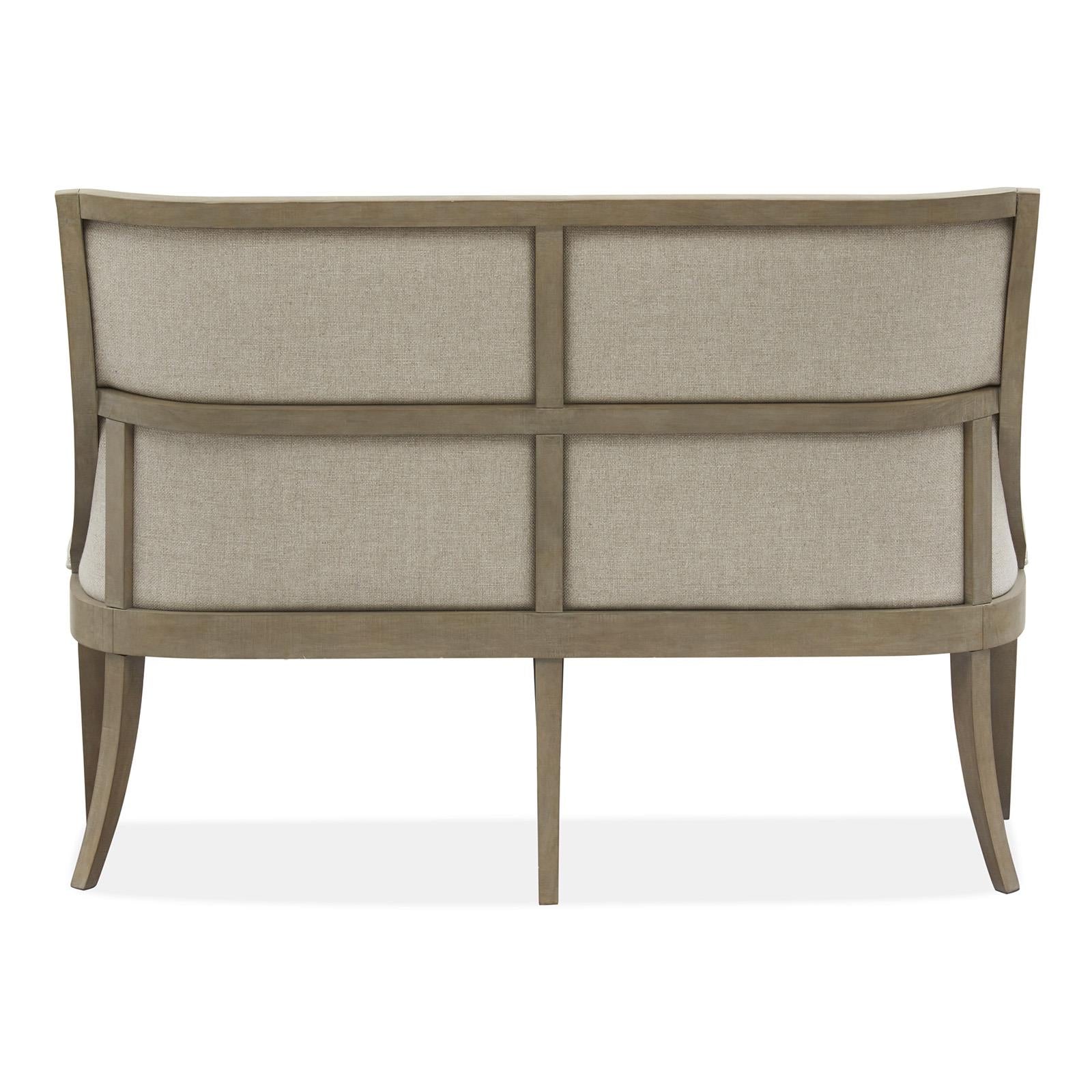 Magnussen Lancaster D4352-78 Bench with Upholstered Seat & Back IMAGE 5