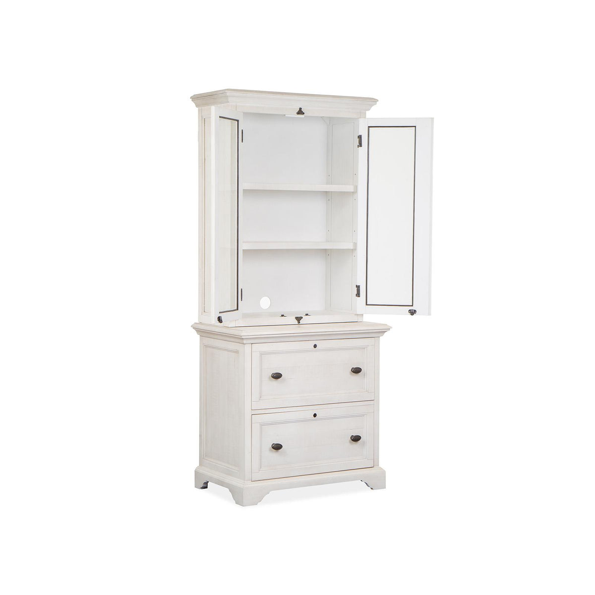 Magnussen Bronwyn H4436-40H Lateral File with Hutch IMAGE 2