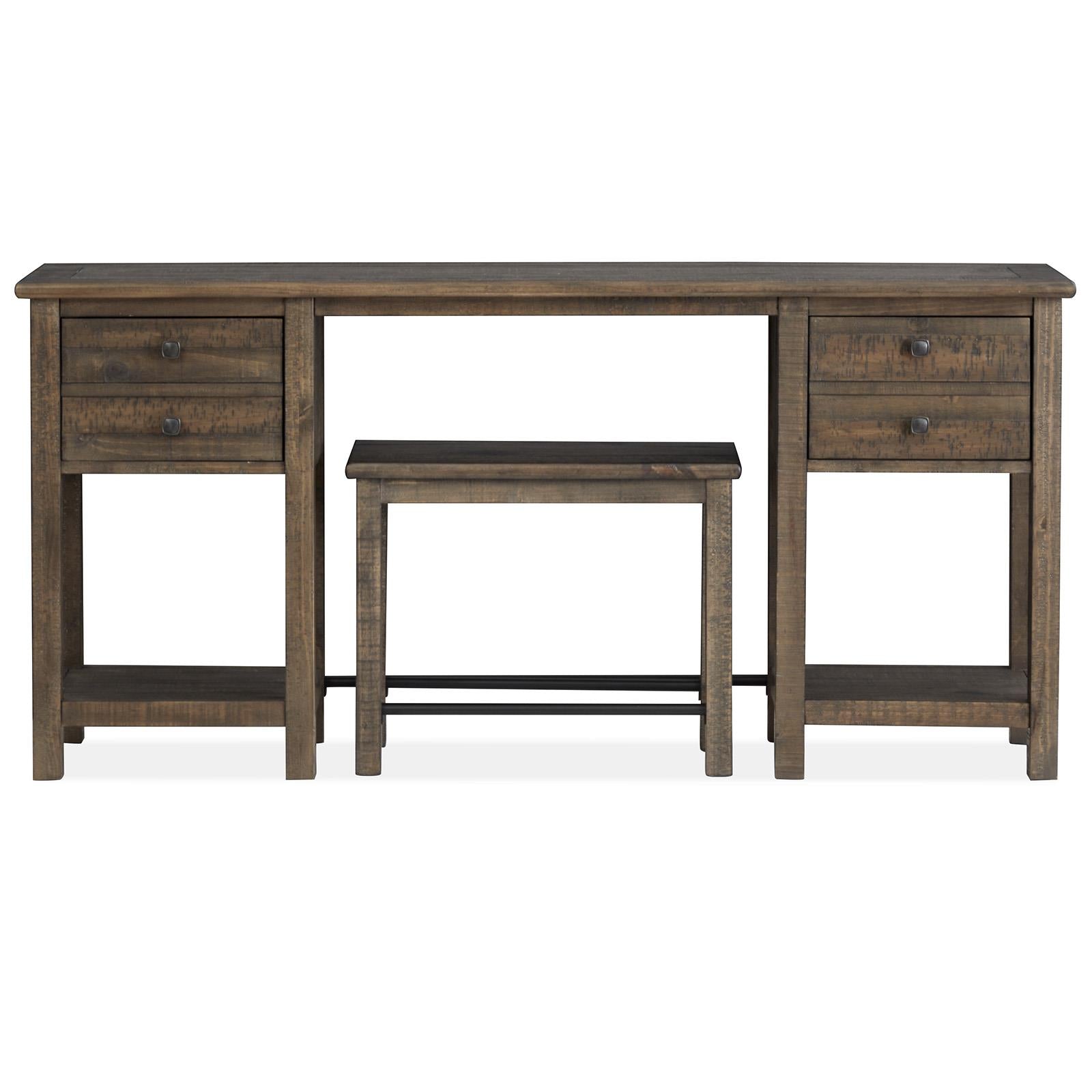 Magnussen Smithton T5537-73 Rectangular Sofa Table with 1 Stool IMAGE 4