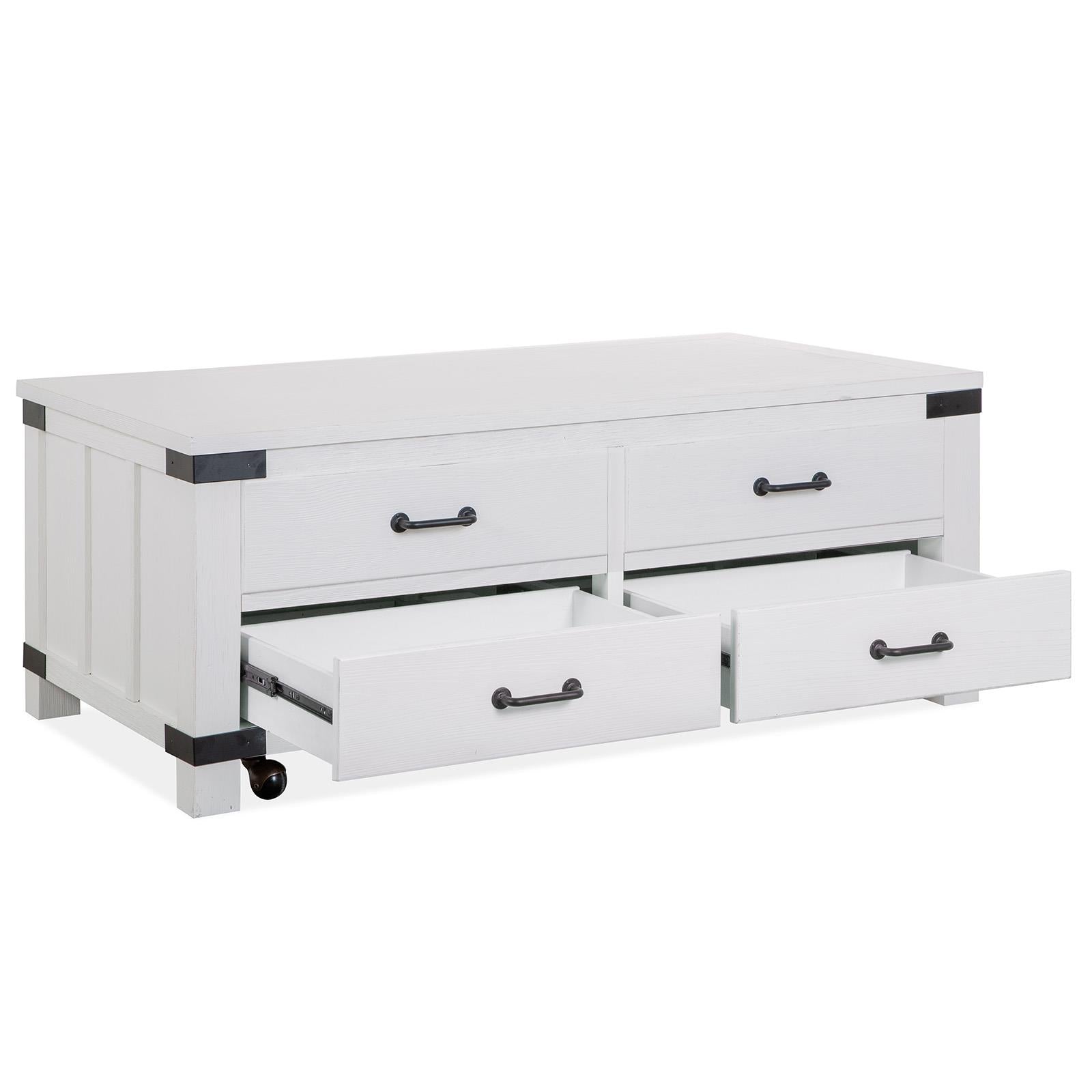 Magnussen Harper Springs T5321-50 Lift Top Storage Cocktail Table with Casters IMAGE 3