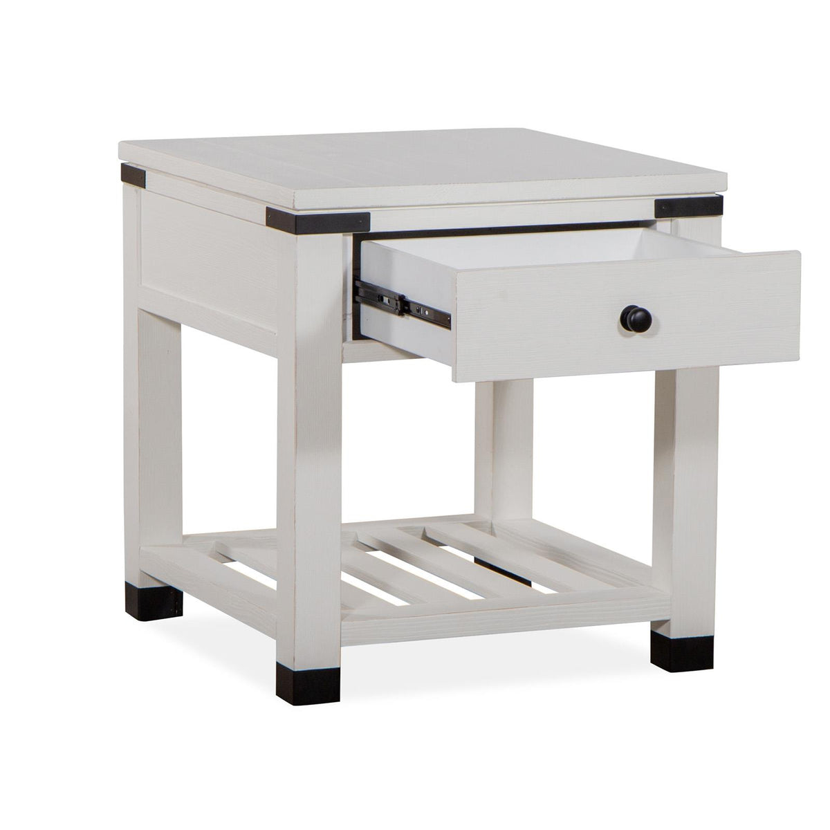 Magnussen Harper Springs T5321-02 Shelf End Table IMAGE 2
